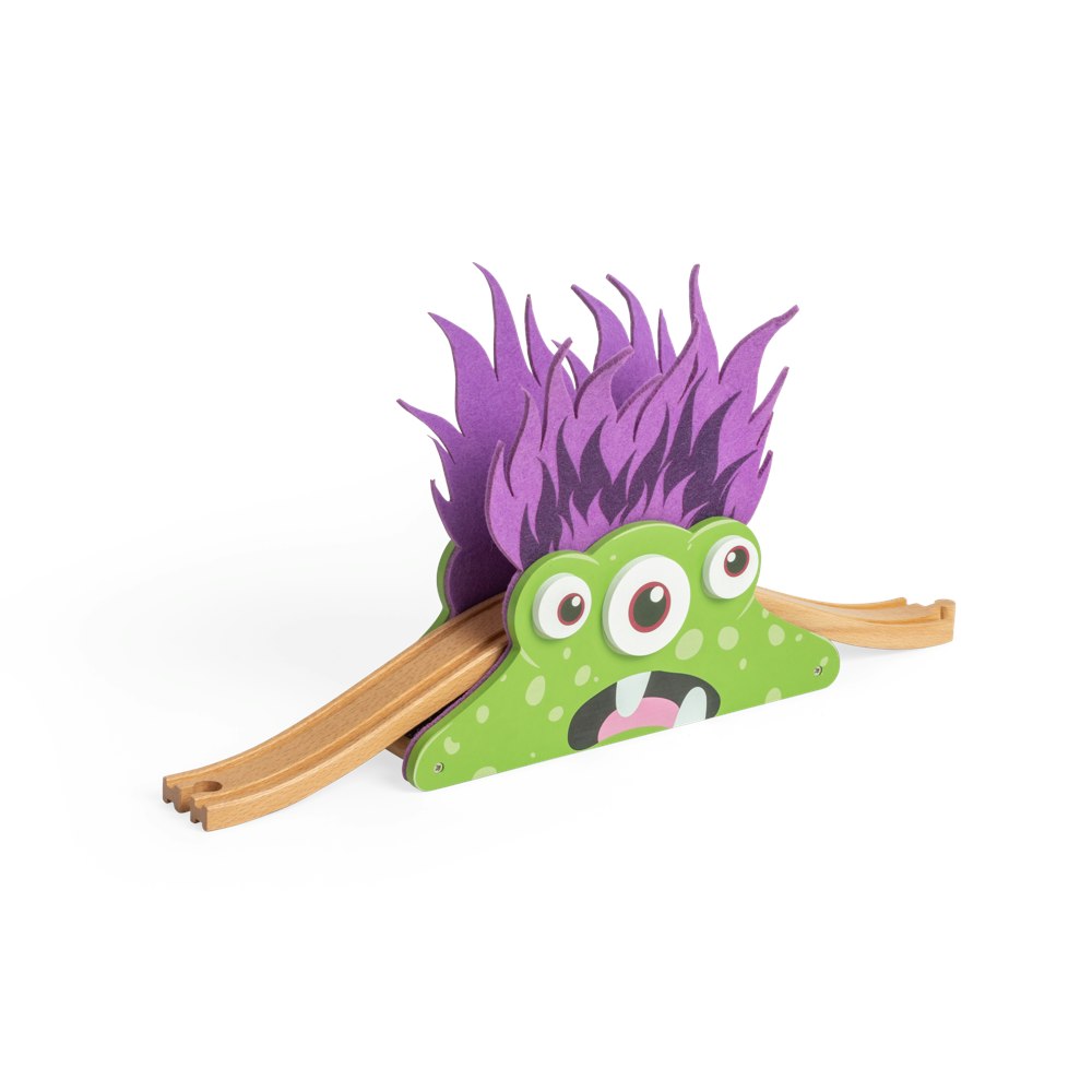 Bigjigs Rail Purple Monster Bridge