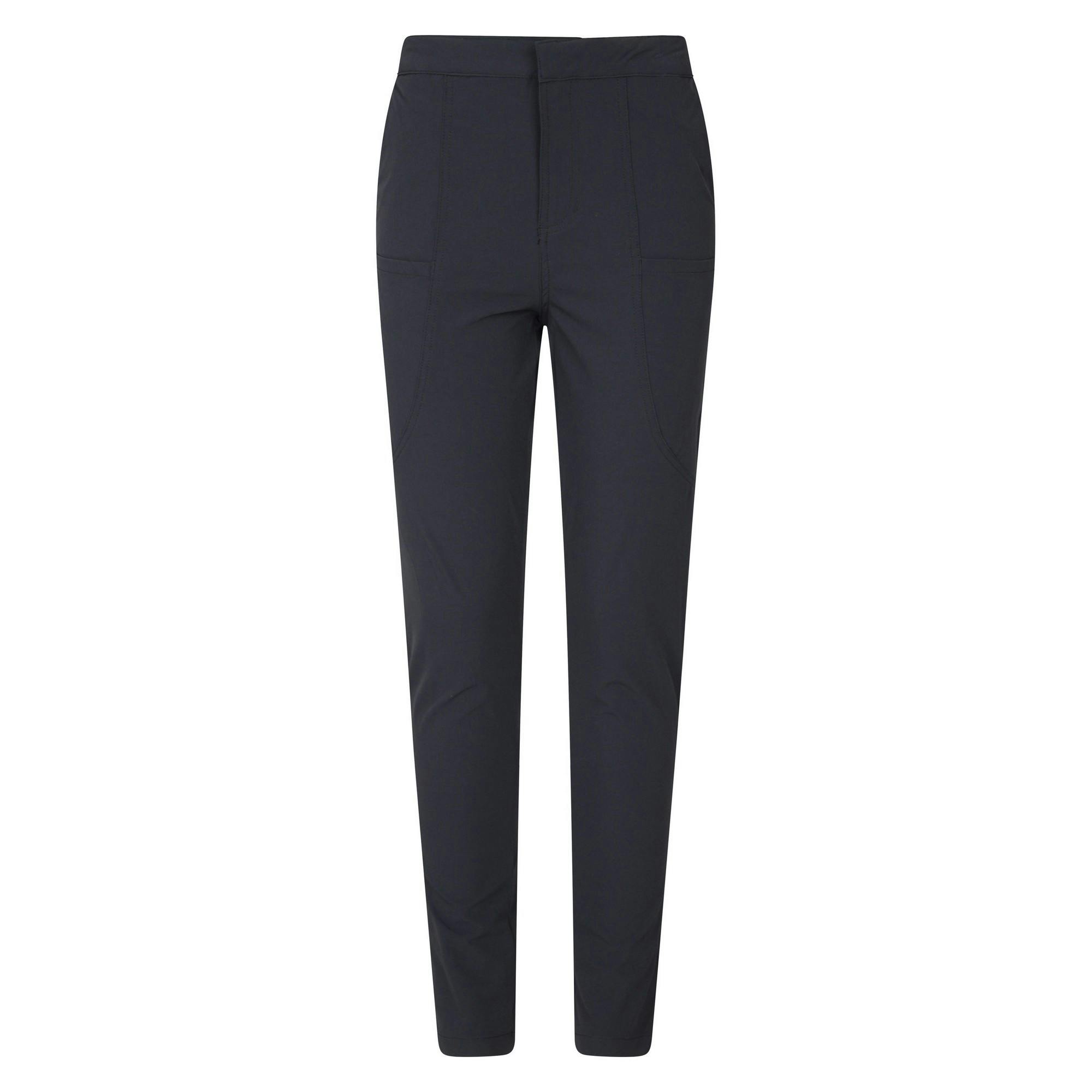 Mountain Warehouse Women's Black Short Kesugi Stretch Slim Hiking Trousers - 28 Uk - 90% Polyamide/10% Elastane