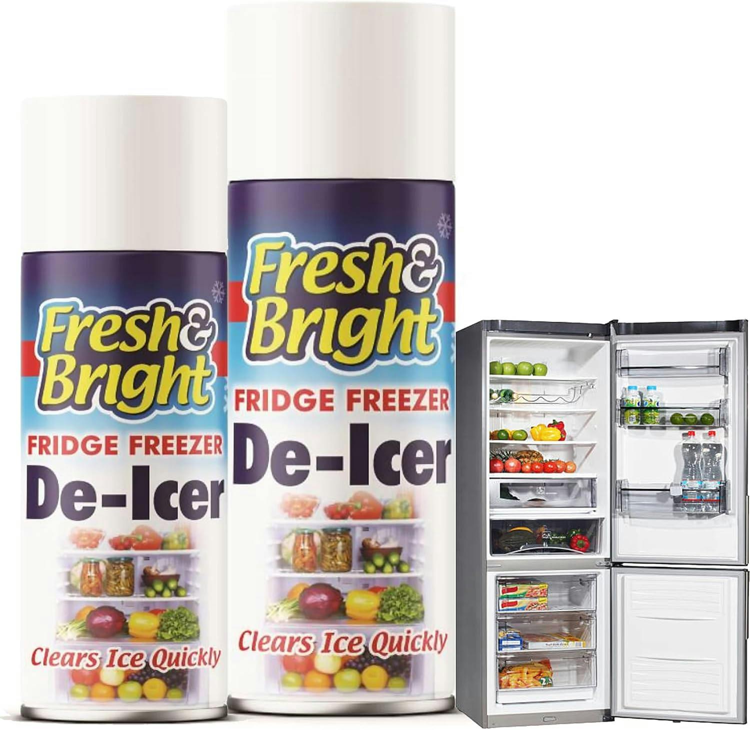 Storm Trading Group 200Ml Fridge Freezer De-Icer Spray Quick Ice Remover Anti-Bacterial Fridge Cleaner - 1 X