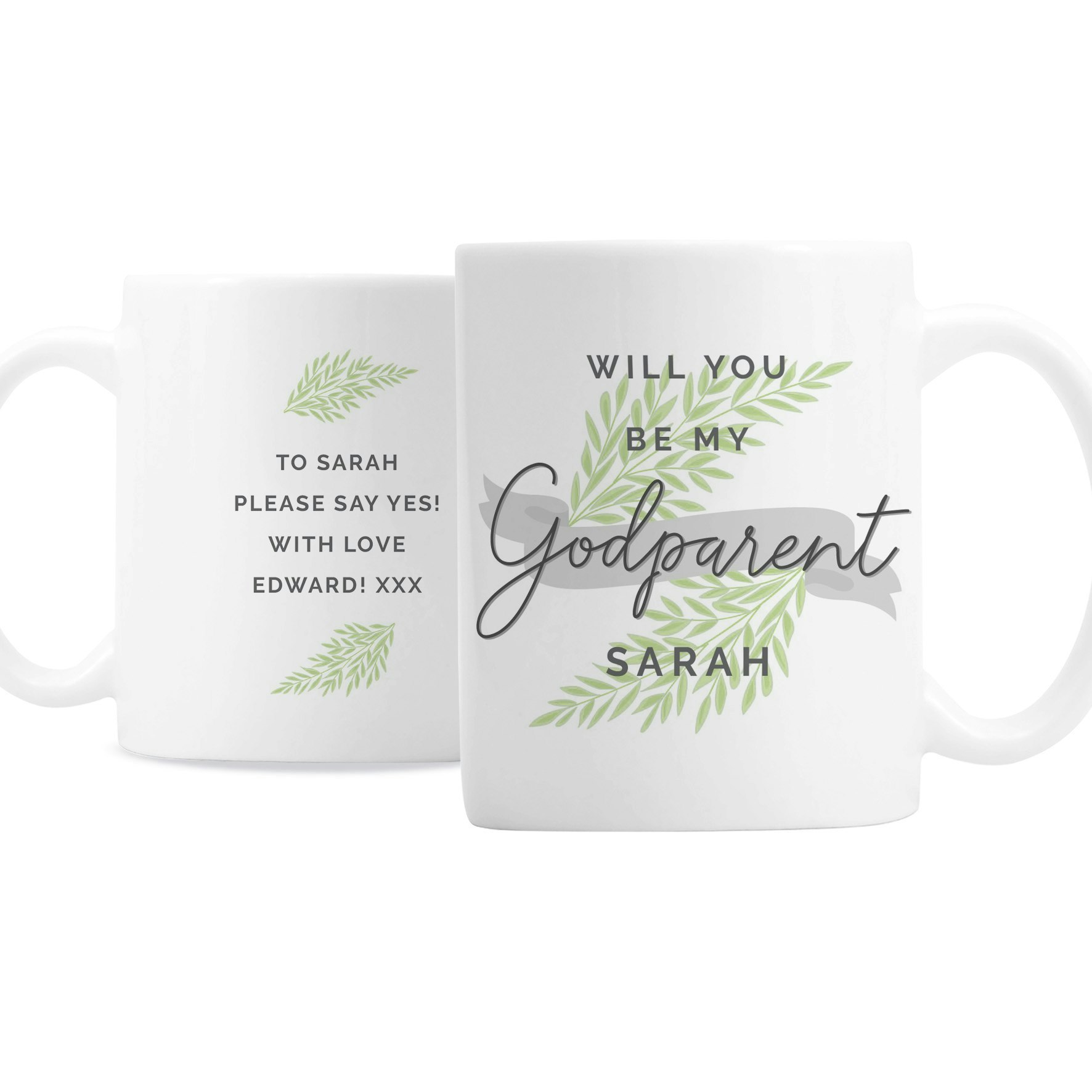 Personalised Memento Company Personalised Godparent Mug