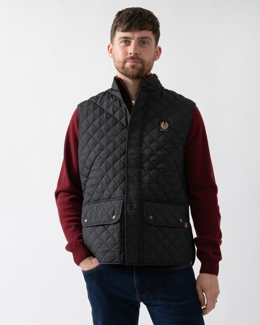 Belstaff Men's Black Icon Gilet - Uk42 Eu52 Us42