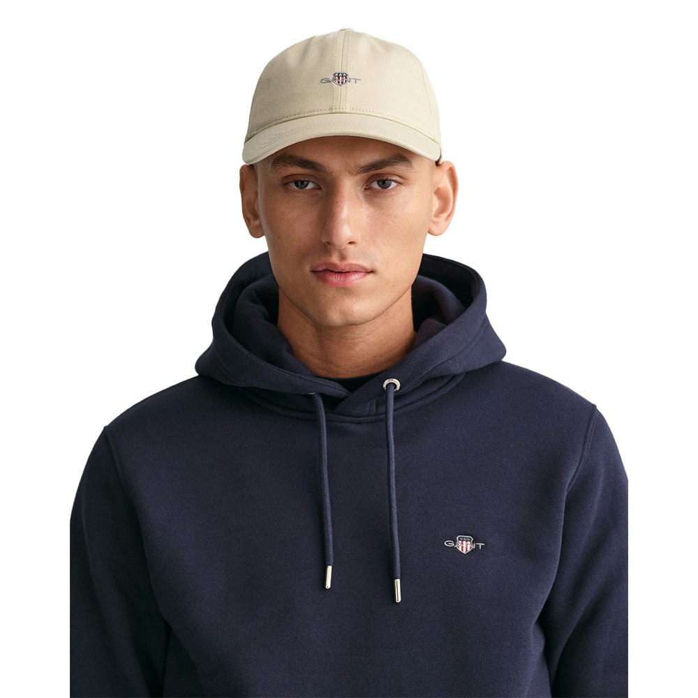 Gant Cotton Twill Baseball Cap, Putty