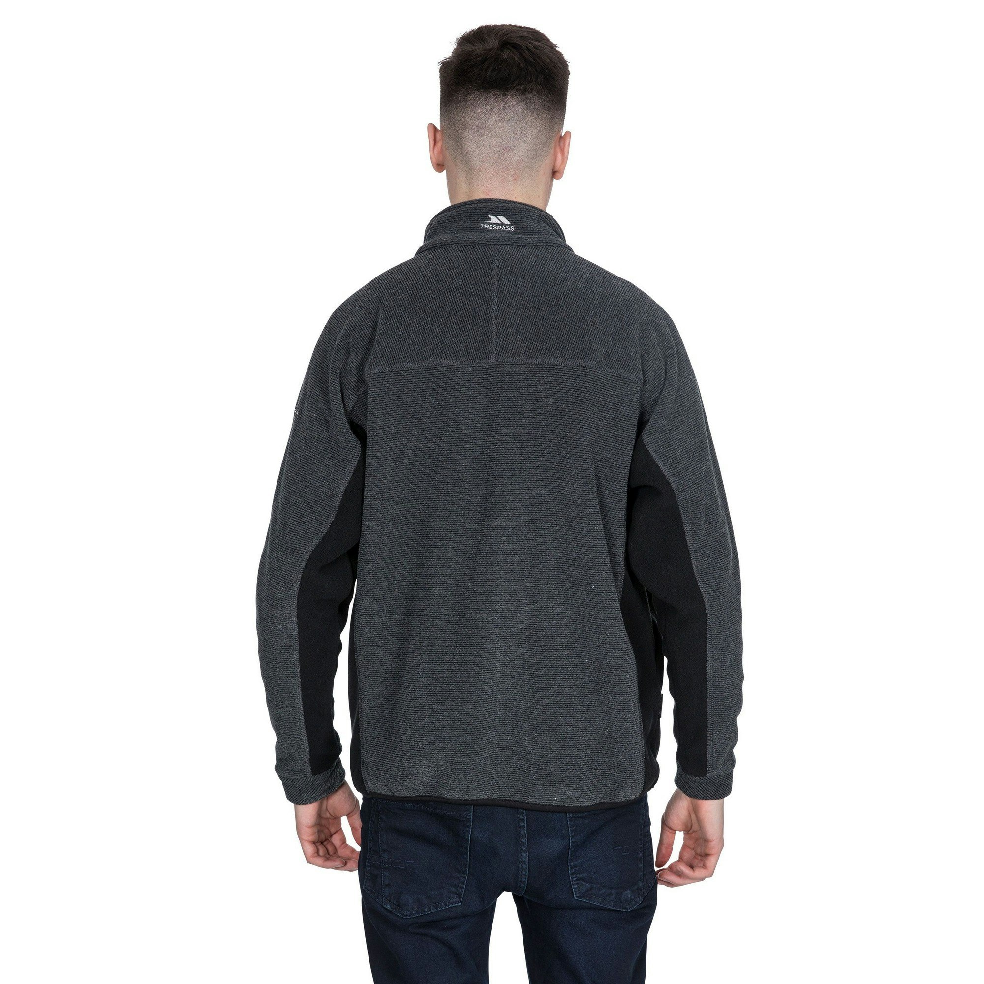 Trespass Men's Black Jynx Full Zip Fleece Jacket - Xxs