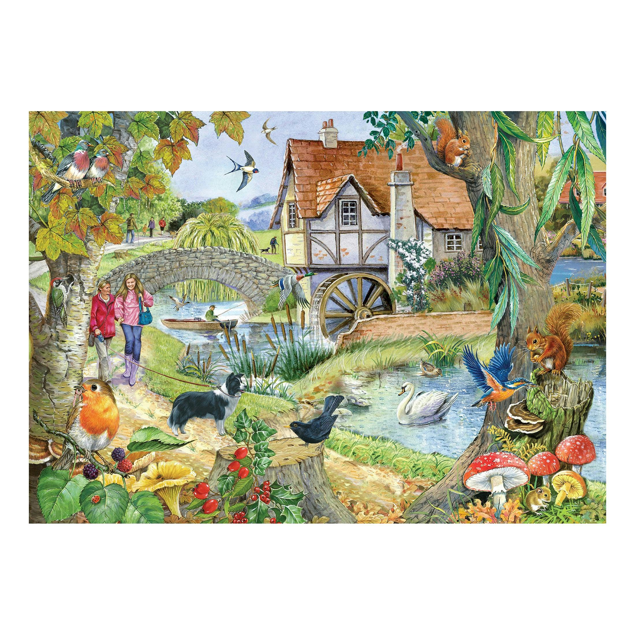 The House Of Puzzles The Old Mill House 500 Piece Jigsaw Puzzle