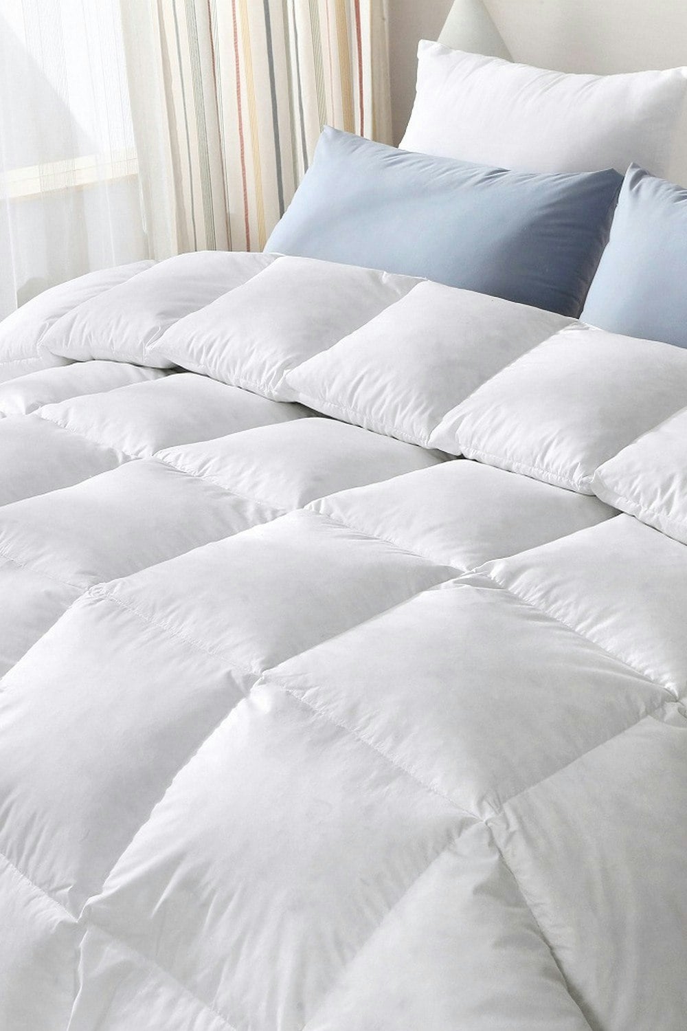Rackhams White Duck Feather And Down Duvet Quilt Hotel Quality 10.5 Tog Summer - King