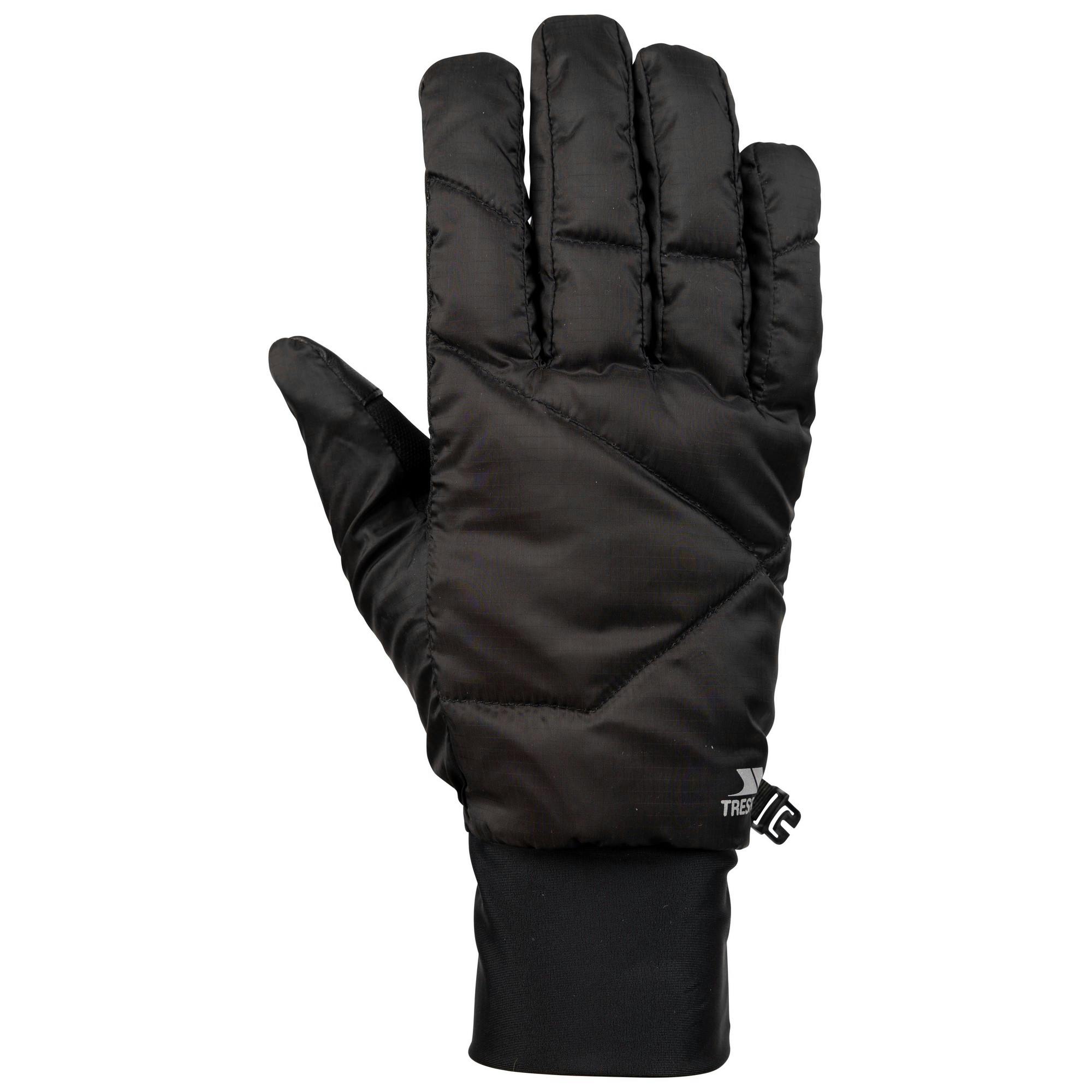 Trespass Unisex Black Adult Vinny Down Gloves - M-L - 100% Mixed