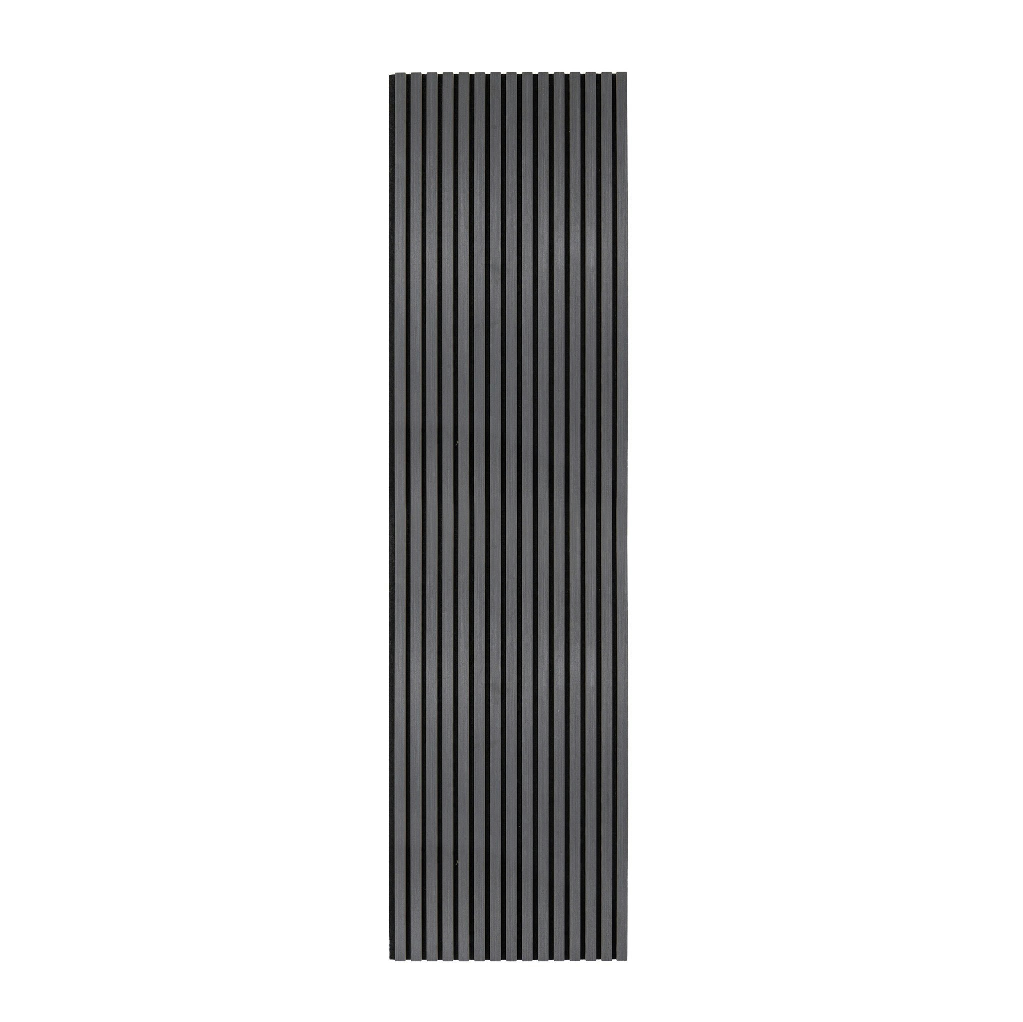 Rackhams Anthracite/Grey Acoustic Slat Wall Panel –