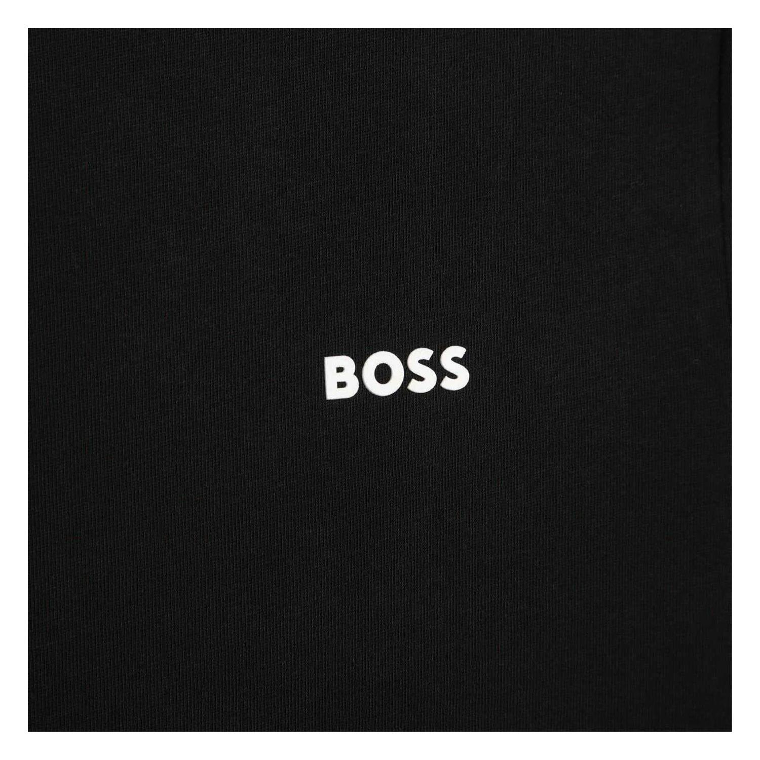 Boss Boys Black Small Logo T-Shirt - 12 Years - 95% Cotton/5% Elastane