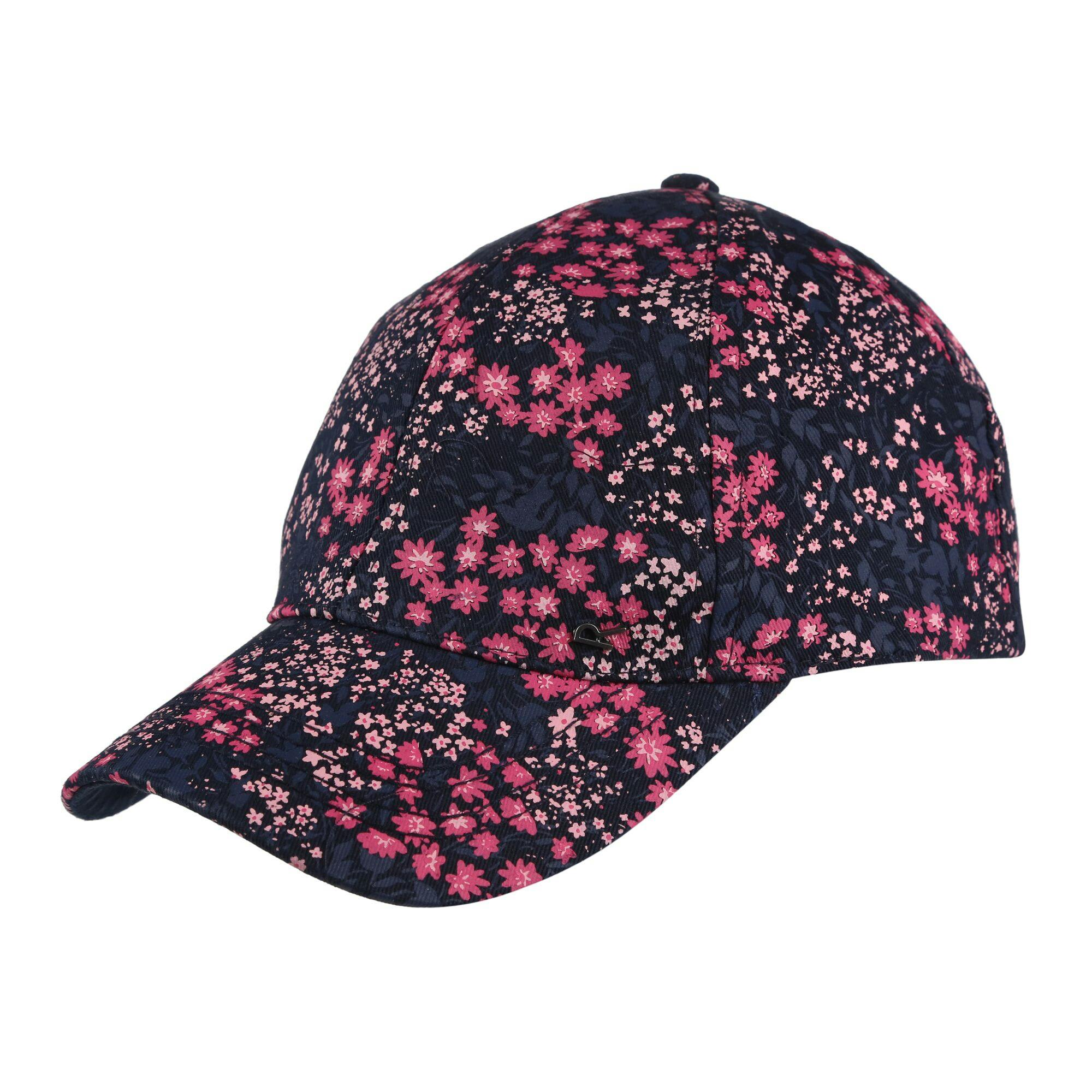 Regatta Kids Cuyler Iii Ditsy Print Cap - Navy Floral - Navy Floral - One Size - 100% Cotton