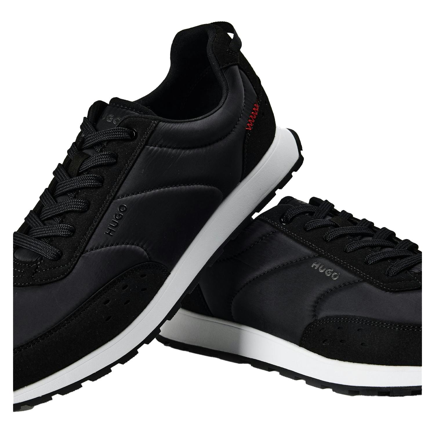 Hugo Men's Black Icelin Nylon Running Trainers - 6 Uk - 100% Mixed