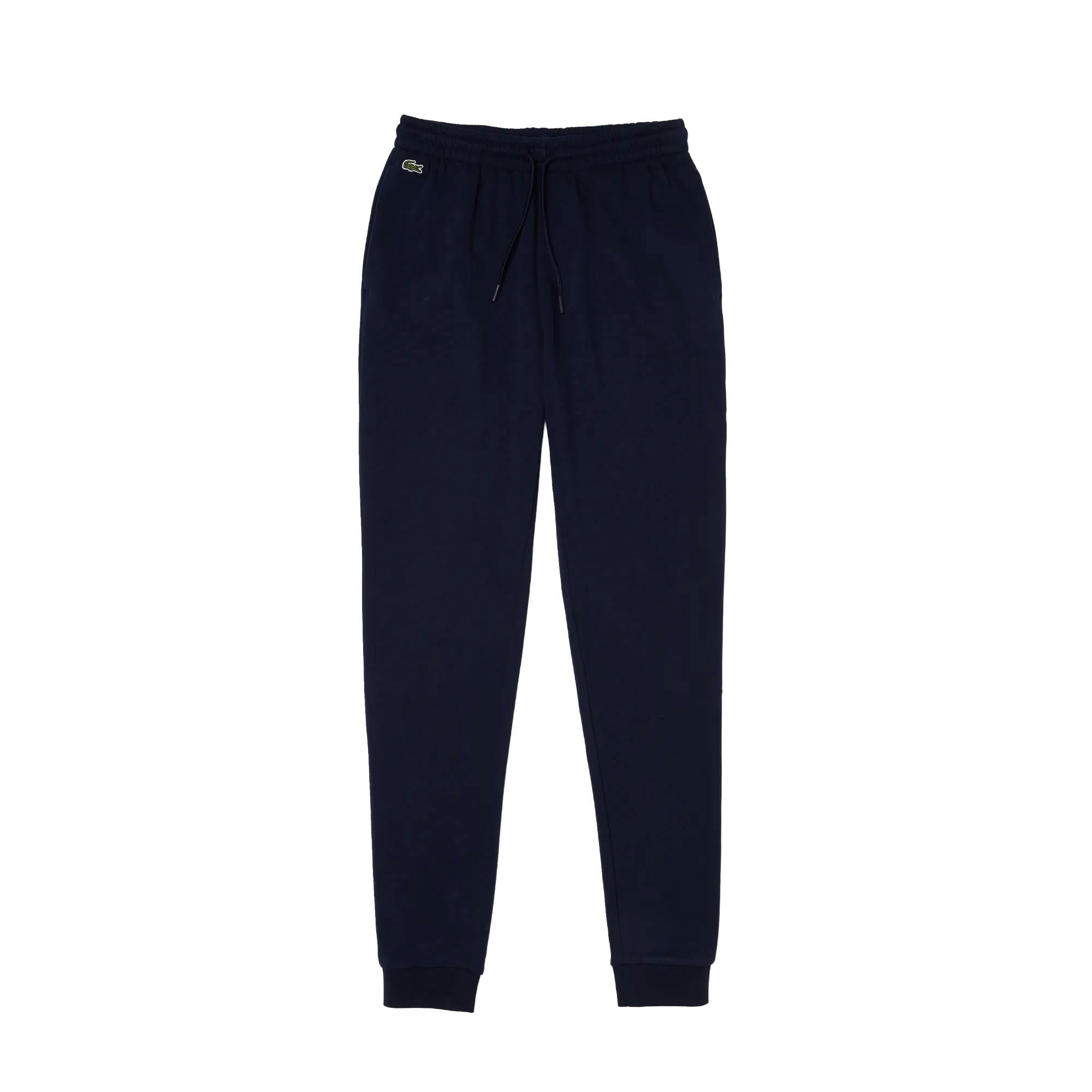 Lacoste Women's Fleece Lightweight Jogging Bottoms - Navy - Navy - 6 Uk - 87% Cotton/13% Polyester