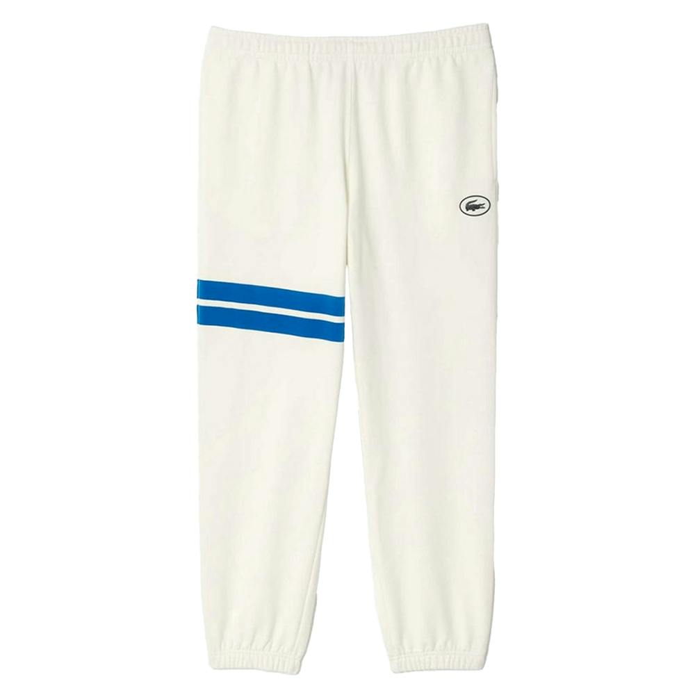 Lacoste Men's Cream Regular Jogging Bottoms - S - 84% Organic Cotton/16% Polyester