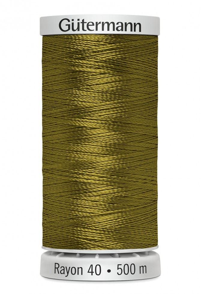 Gutermann No 40 Sulky Rayon Embroidery Thread 500M Rayon Thread Suitable For Embroidery - 1227 - 500 Metres