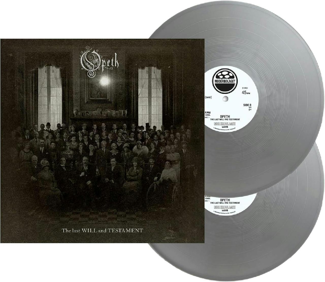 Eyesore Merch Silver Opeth 'The Last Will And Testament' 2Lp Vinyl