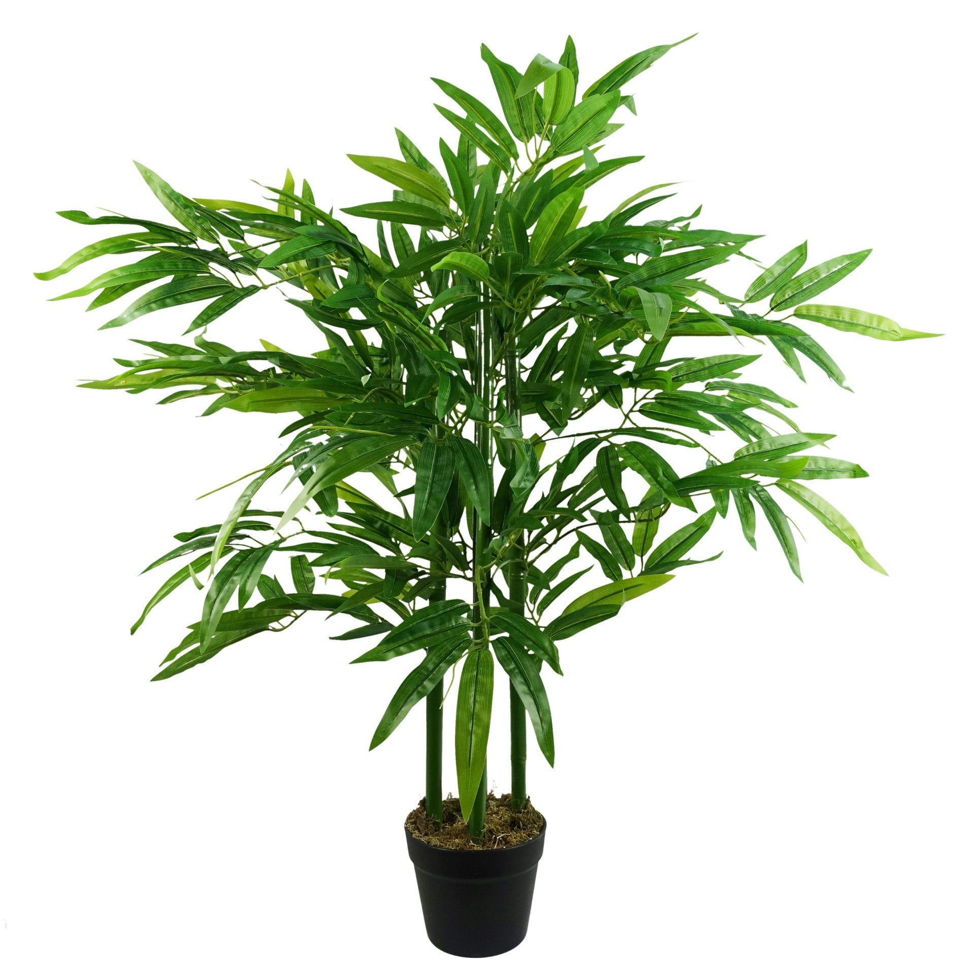 Leaf Fat Artificial Bamboo Plant Tree In Pot 90Cm - Image 4