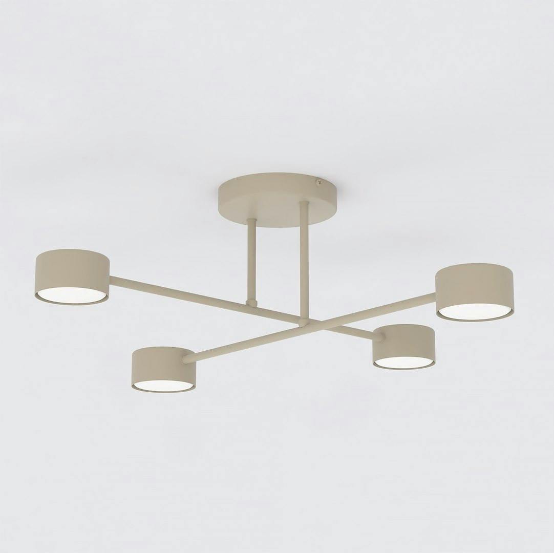 Emibig Beige Halo Ceiling Lamp 4 X Gx53