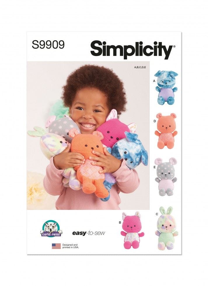Simplicity Sewing Pattern 9909, Toys Os (One Size) - Easy - Os (One Size)