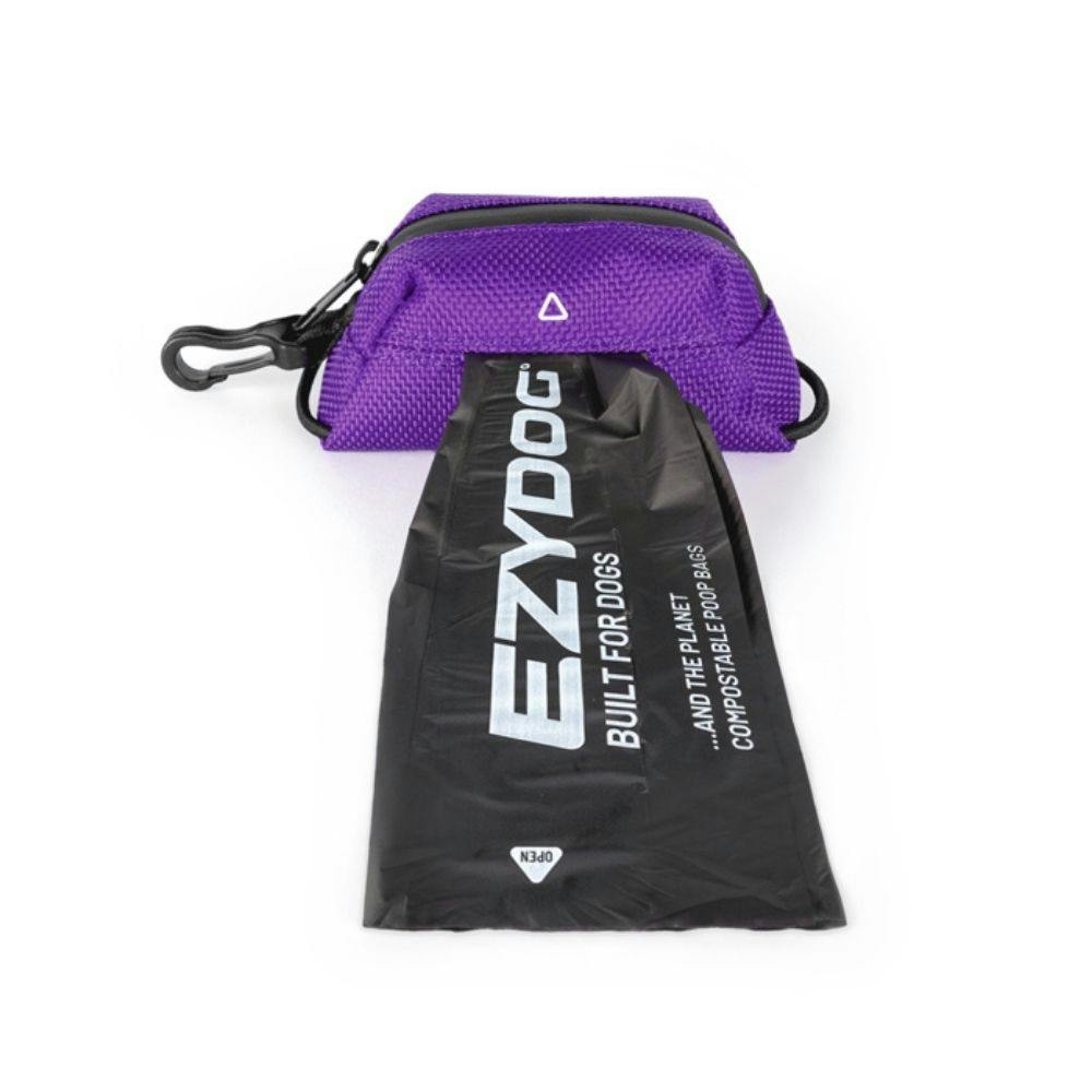Ezydog Purple Essential Poop Bag Holder In