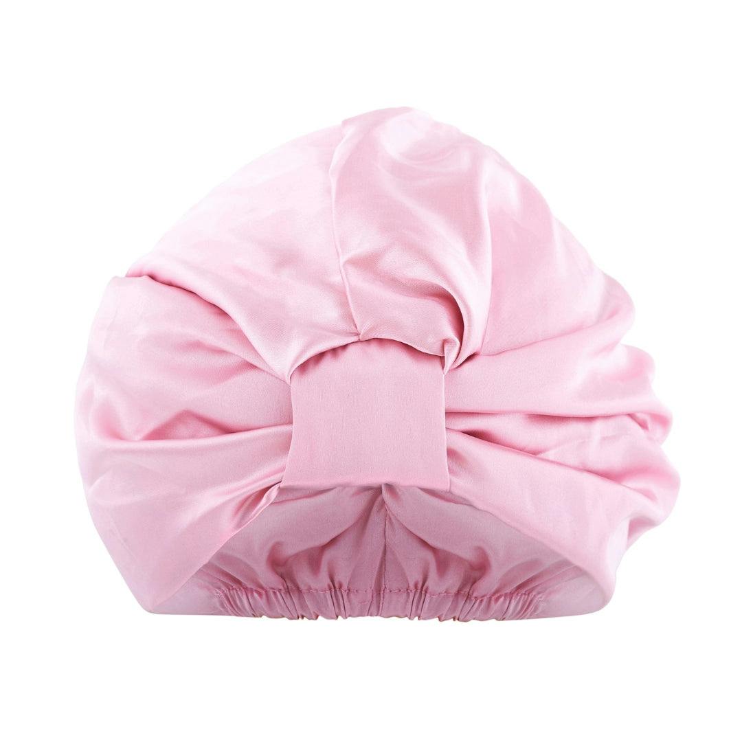 Smug Women's Baby Pink Satin Sleep Turban In - Image 2