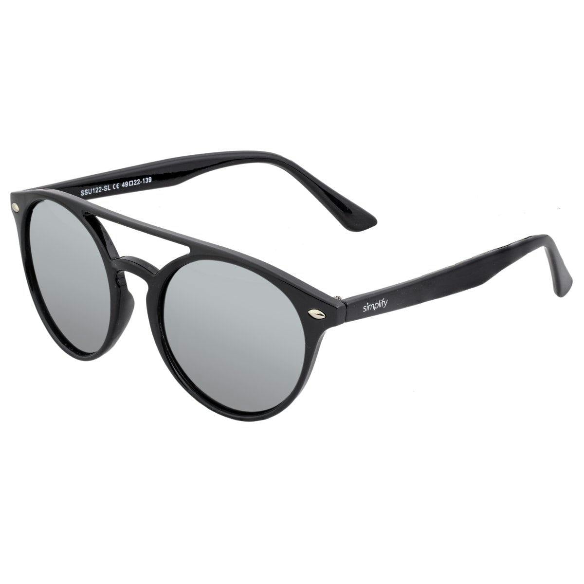 Simplify Black/Silver Finley Polarized Sunglasses