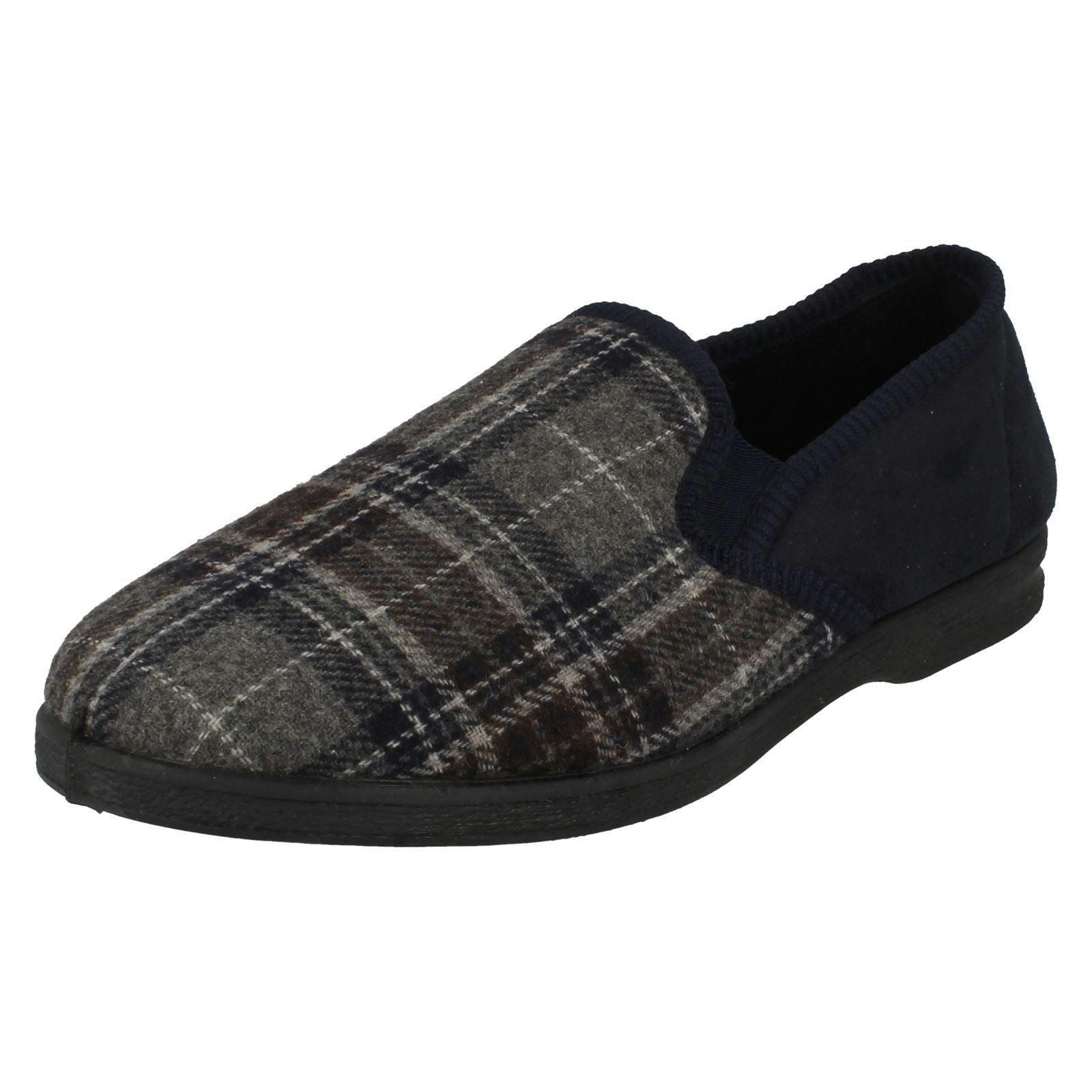 Spot On Men's Casual Slippers X2013 - Navy - Uk 11