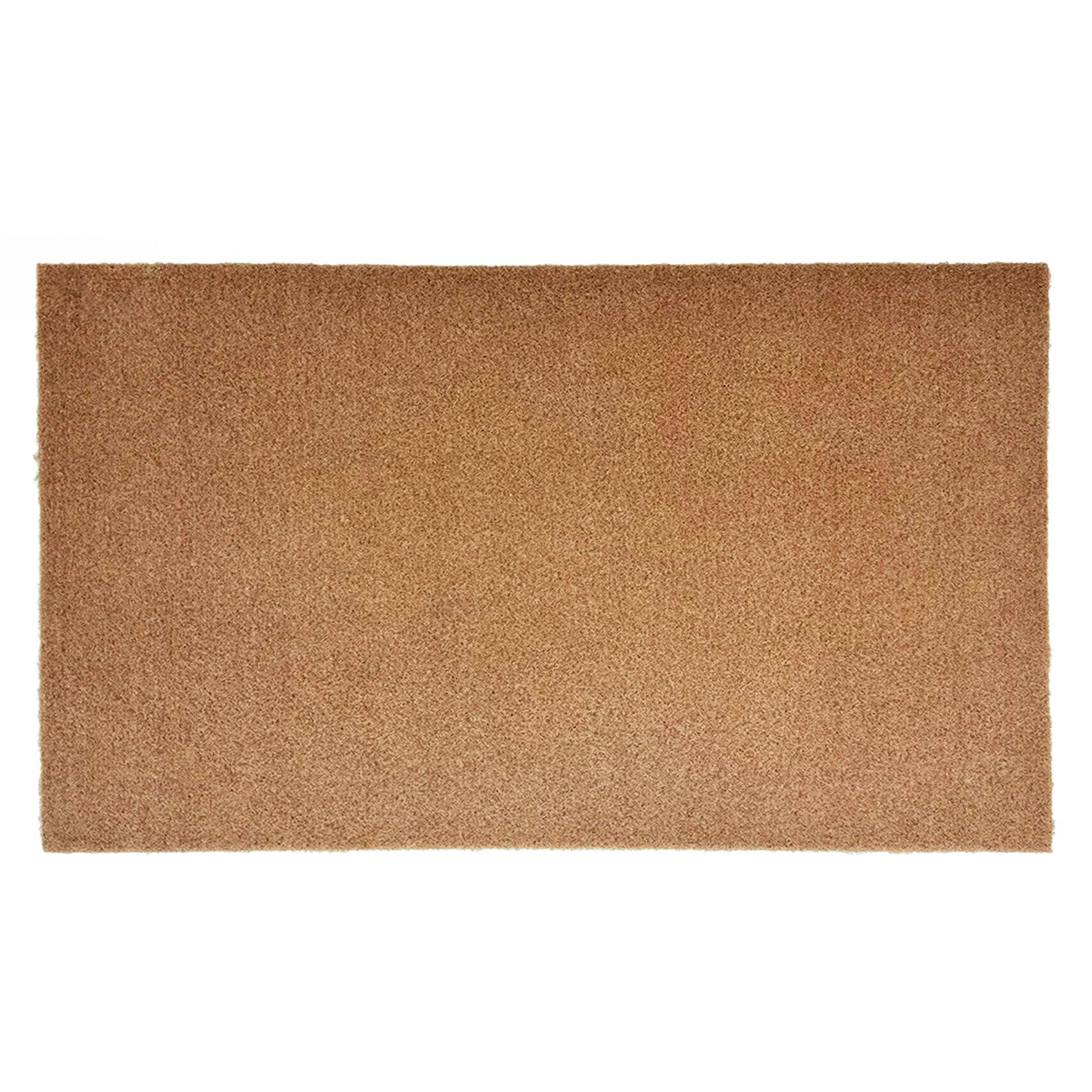 Rackhams Red Non-Shed Synthetic Coir Doormat - 75Cm X 44Cm