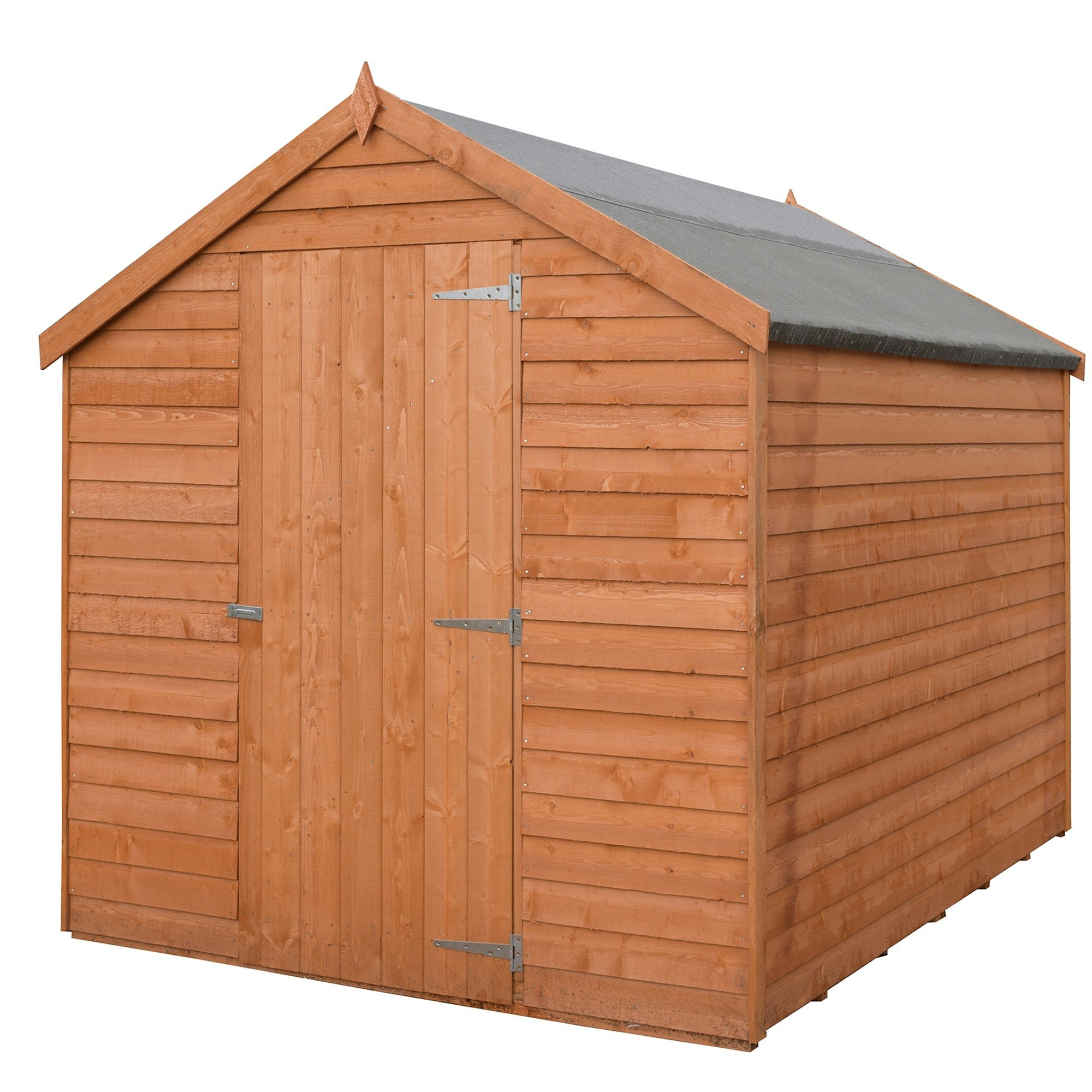 Rackhams Green Overlap 8X6 Economy Storage Shed