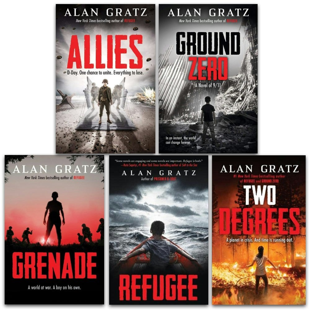 Alan Gratz 5 Books Collection Set (Allies, Two Degrees, Grenade, Re | Alan Gratz - Image 6
