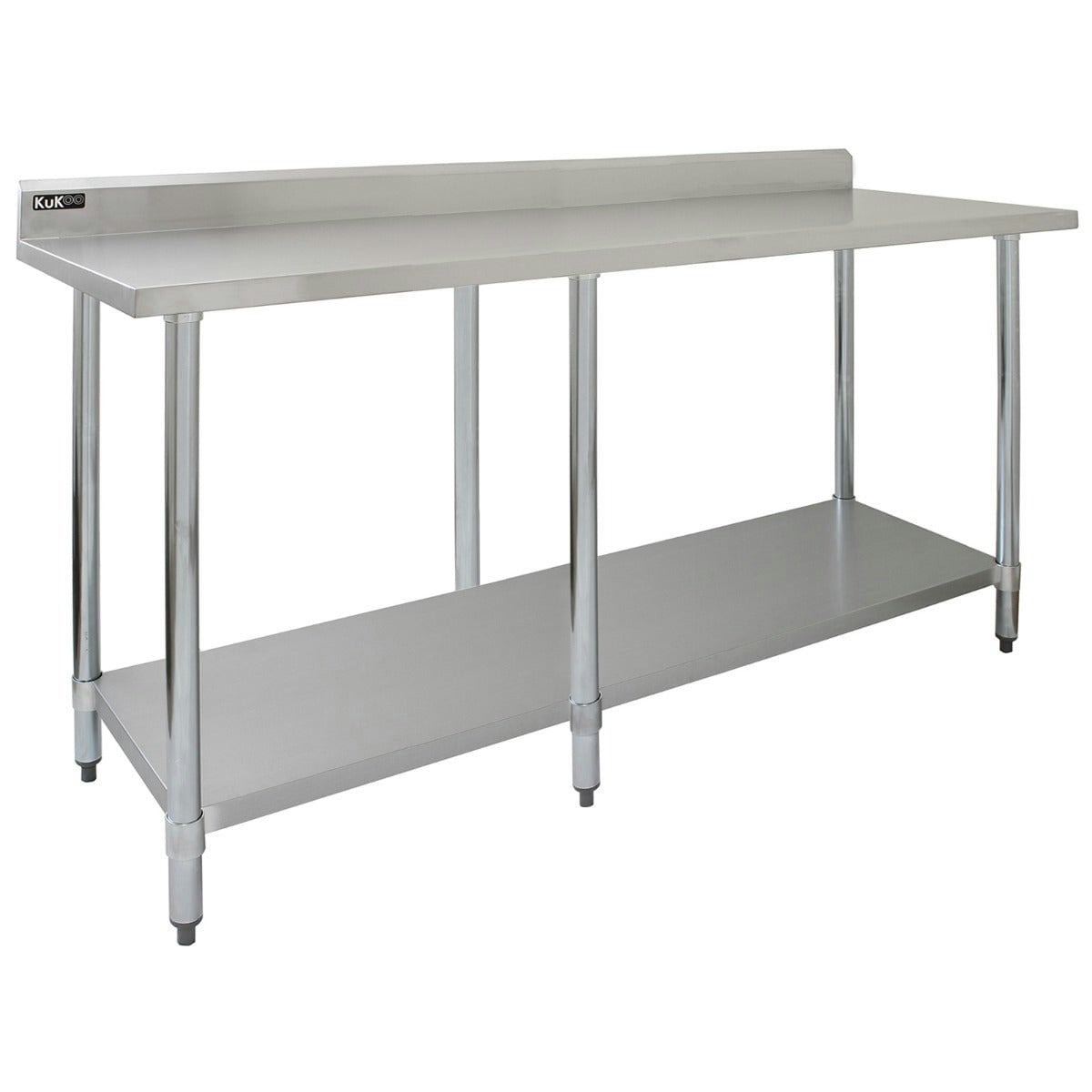 Rackhams Commercial Stainless Steel Catering Table - 7Ft Wide