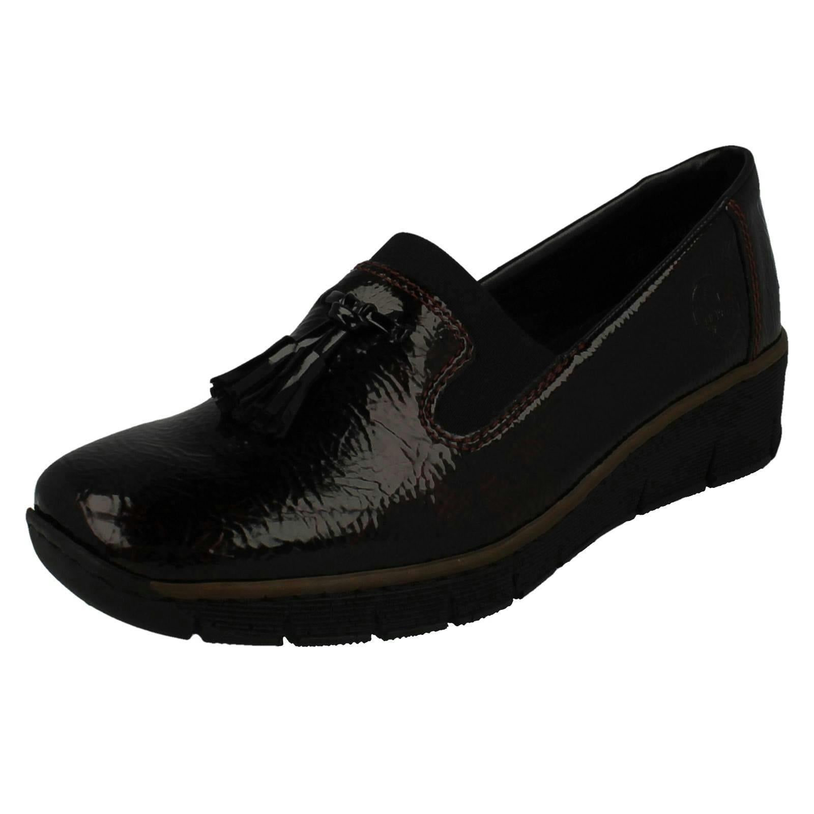 Rieker Women's Red Tassel Detail Formal Shoe 53751/24 - Uk 6