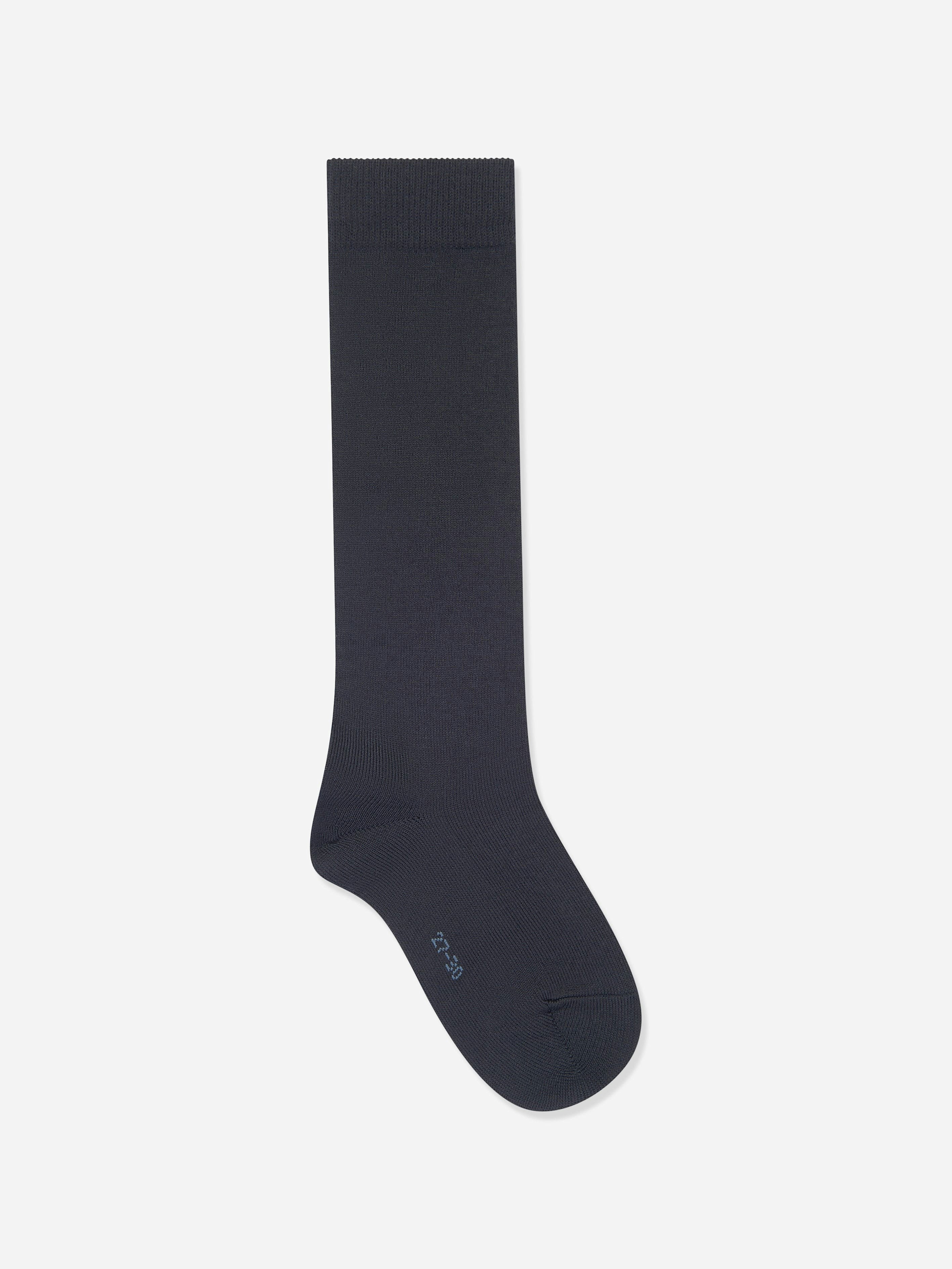 Falke Unisex Kids Blue Kids Family Knee-High Socks In Navy - Eu 39 - 42 Uk 5.5 - 8