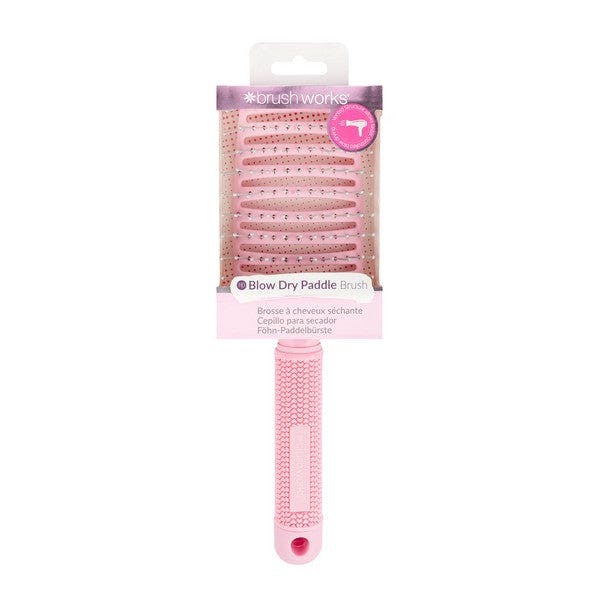Brushworks Women's Pink Blow Dry Paddle Brush In - Image 8