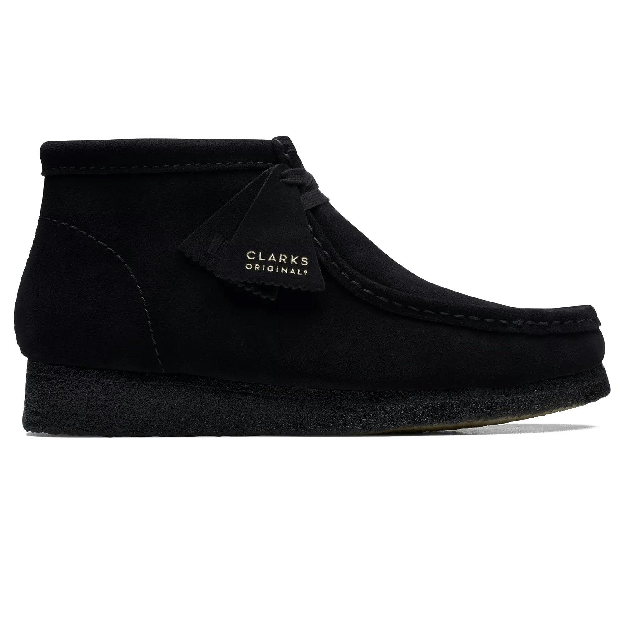Clarks Originals Black Wallabee Boot - Suede - Uk 9