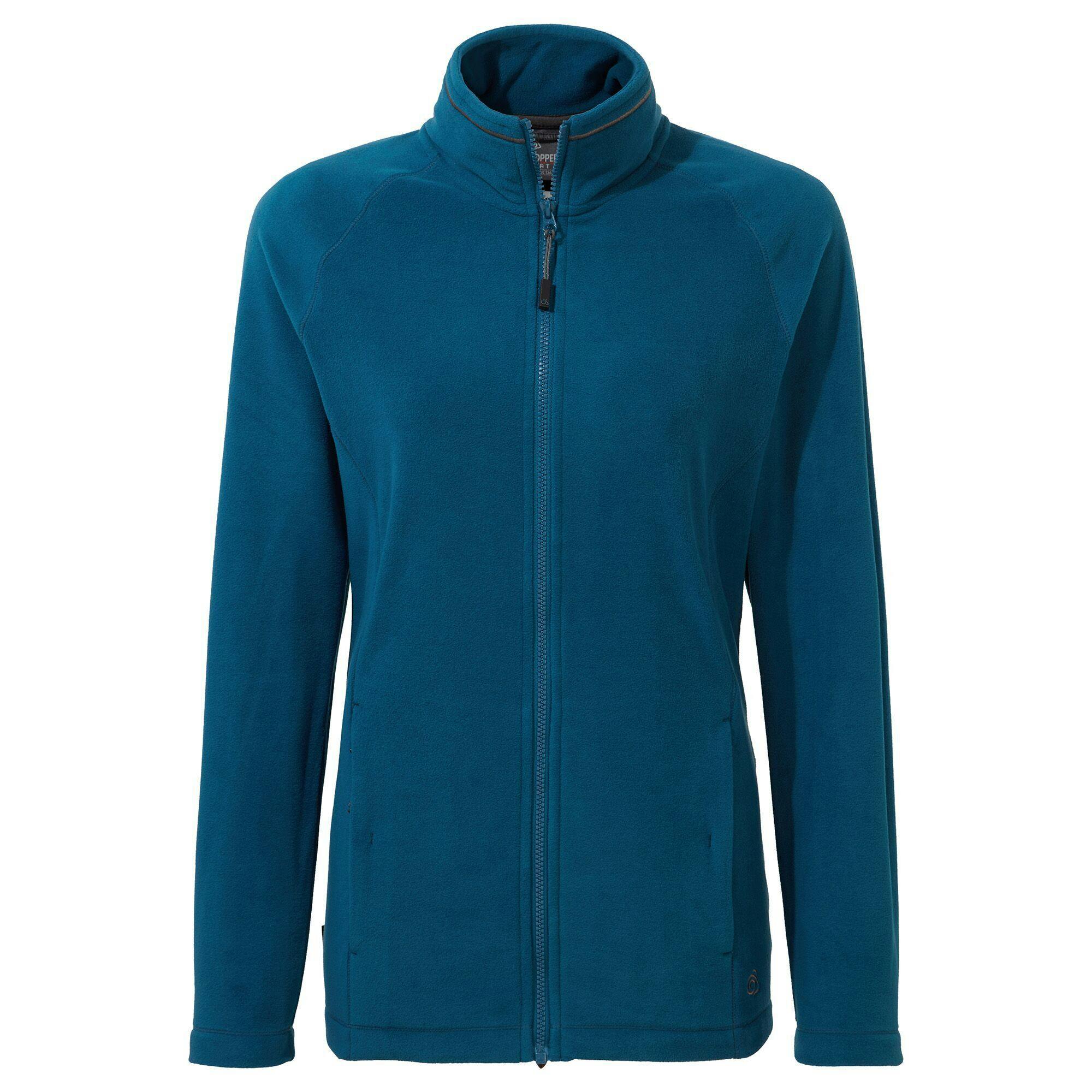 Craghoppers Women's Blue Expert Miska 200 Fleece Jacket - Poseidon - 14 Uk - Poseidon - 100% Recycled Polyester