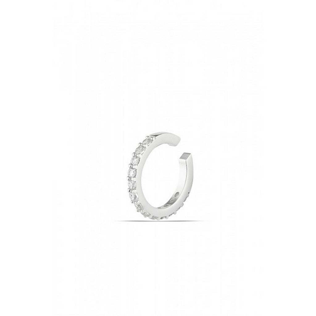 Spero London Silver Cubic Zirconia Sterling Ear Cuff No Piercing