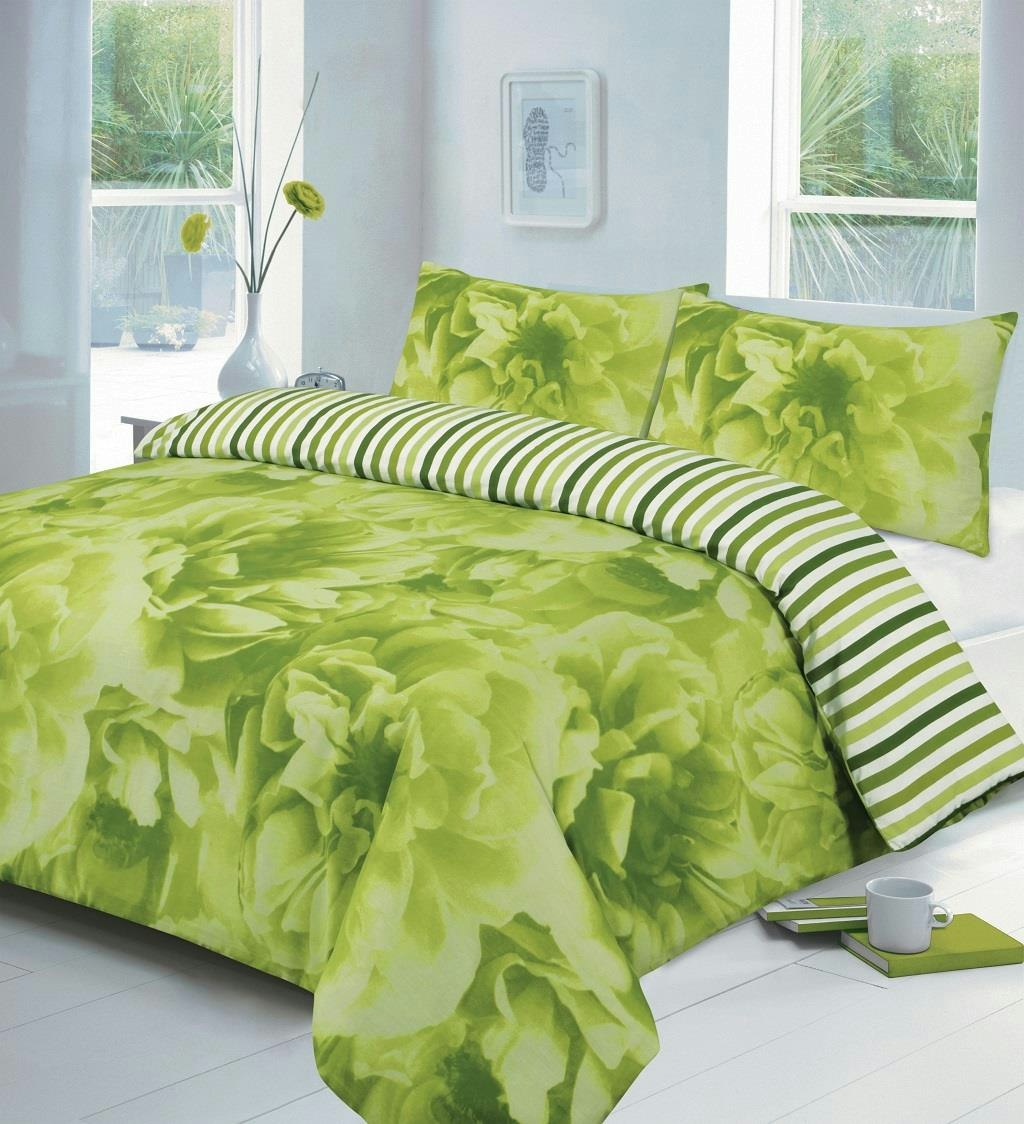Rackhams Green Roses Duvet Cover Set - King