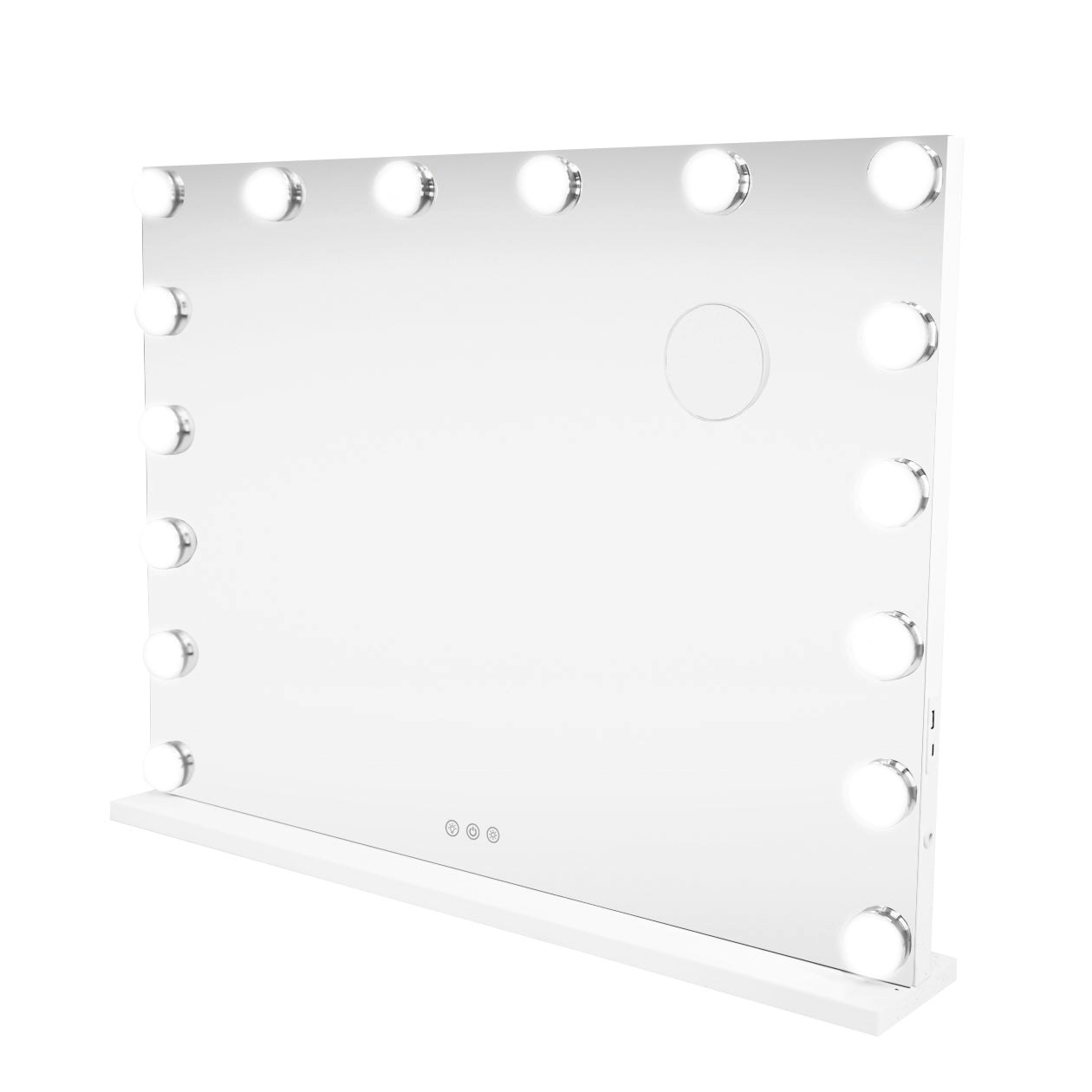 Rackhams White Led Bluetooth Mirror - 80 X 60Cm