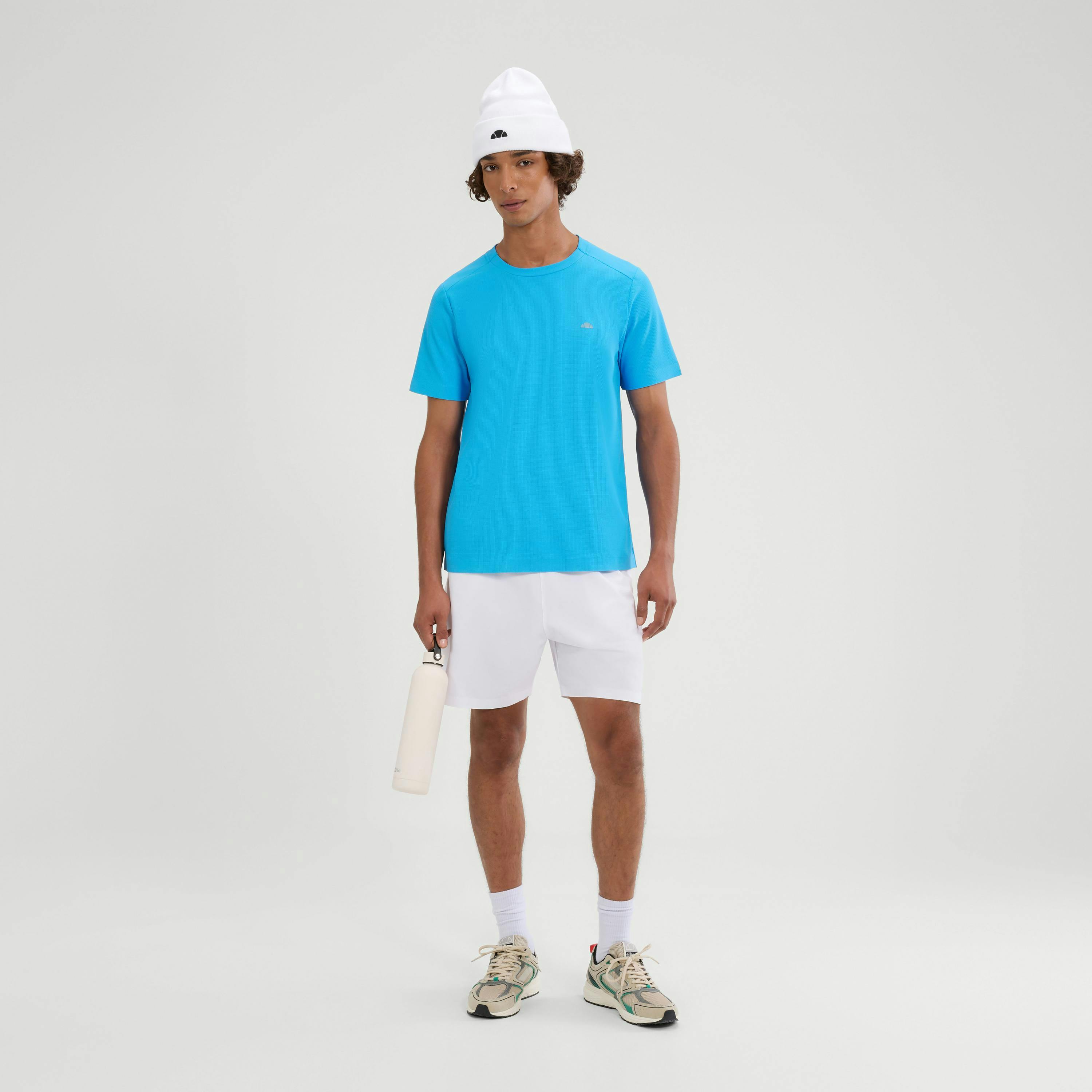 Ellesse Men's Blue Teller T-Shirt - S - 100% Polyester