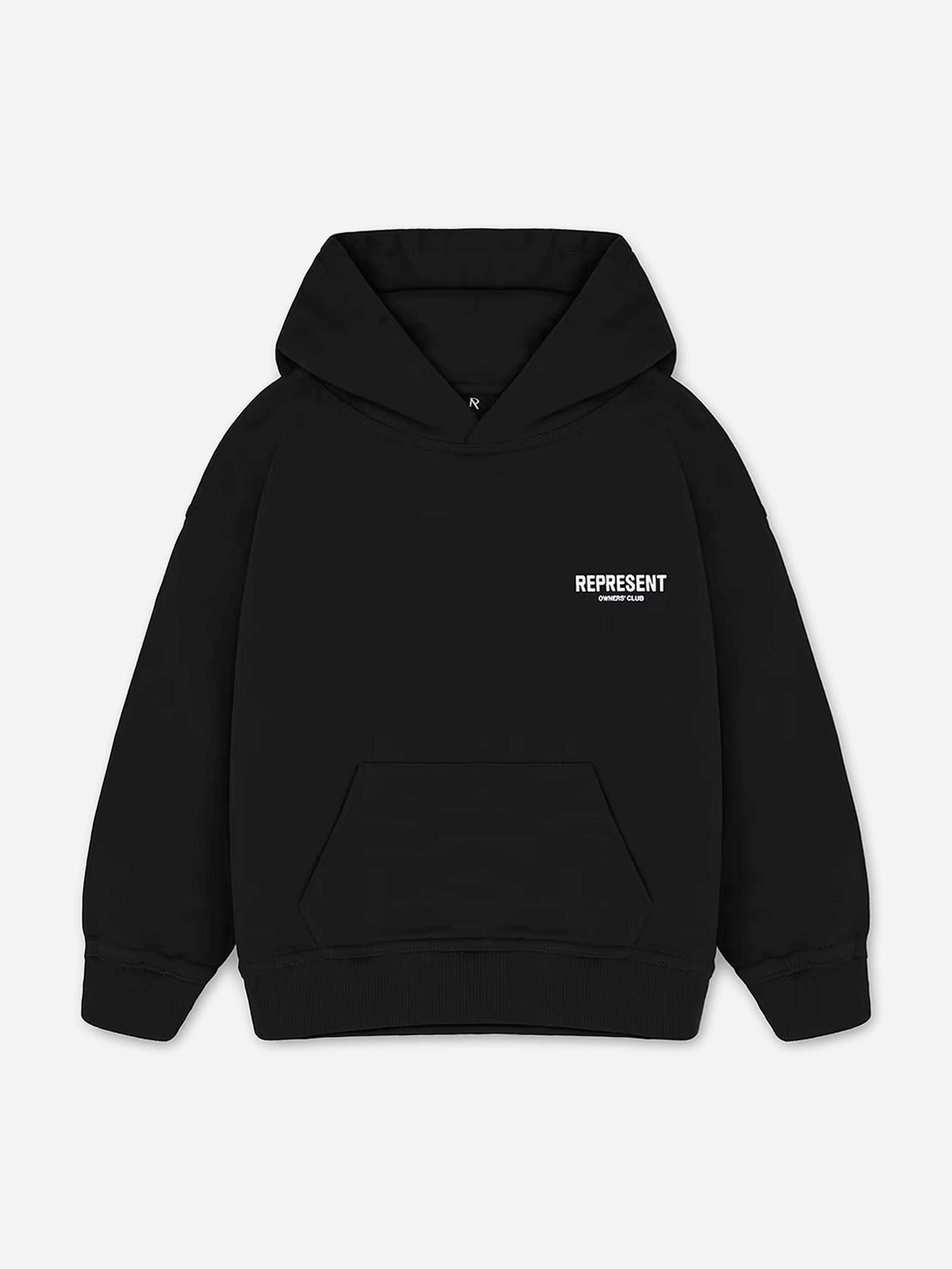 Represent Black Kids Mini Owners Club Hoodie In - 5 - 6 Years