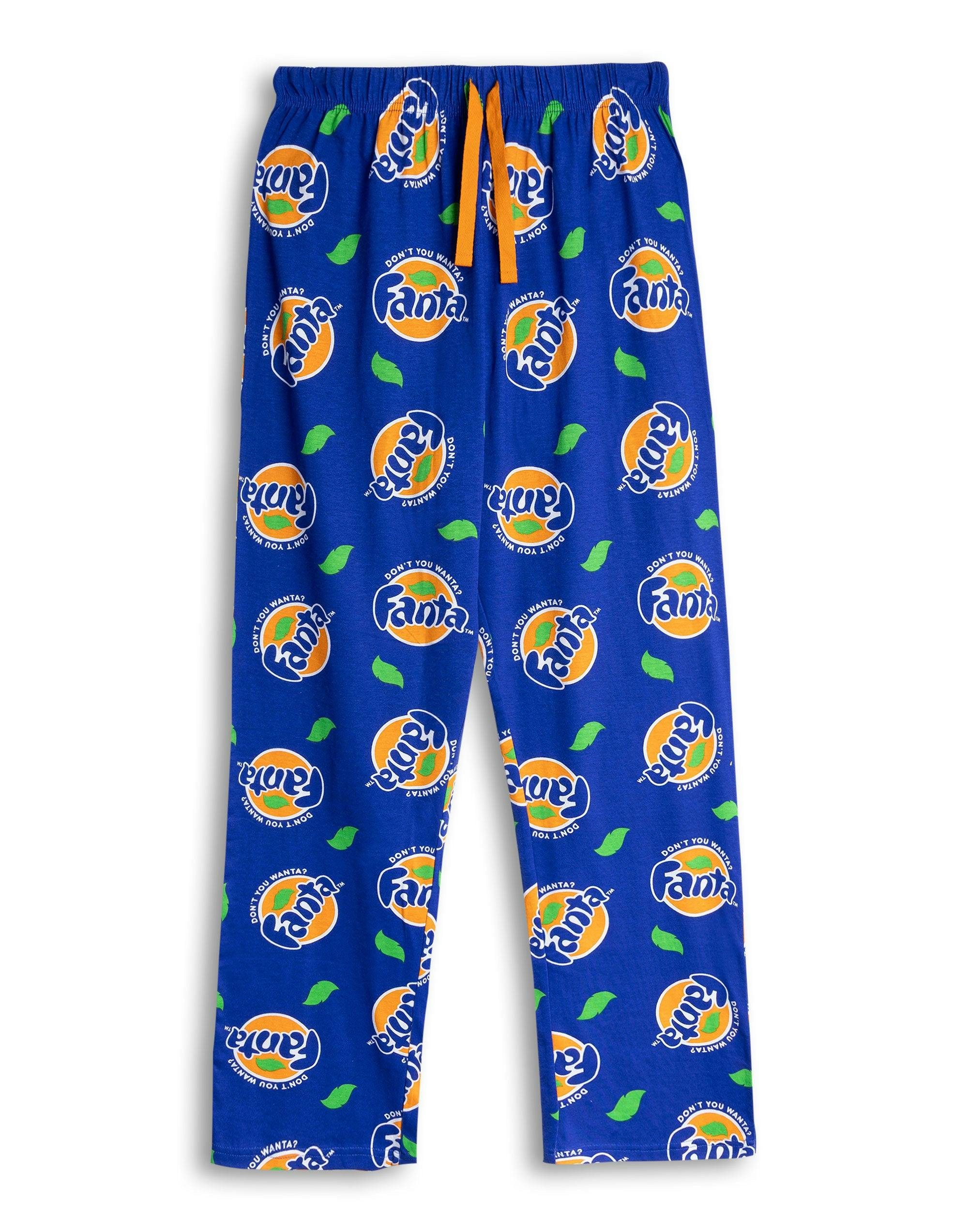 Vanilla Underground Men's Blue Fanta Logo Lounge Pants - XX-Large