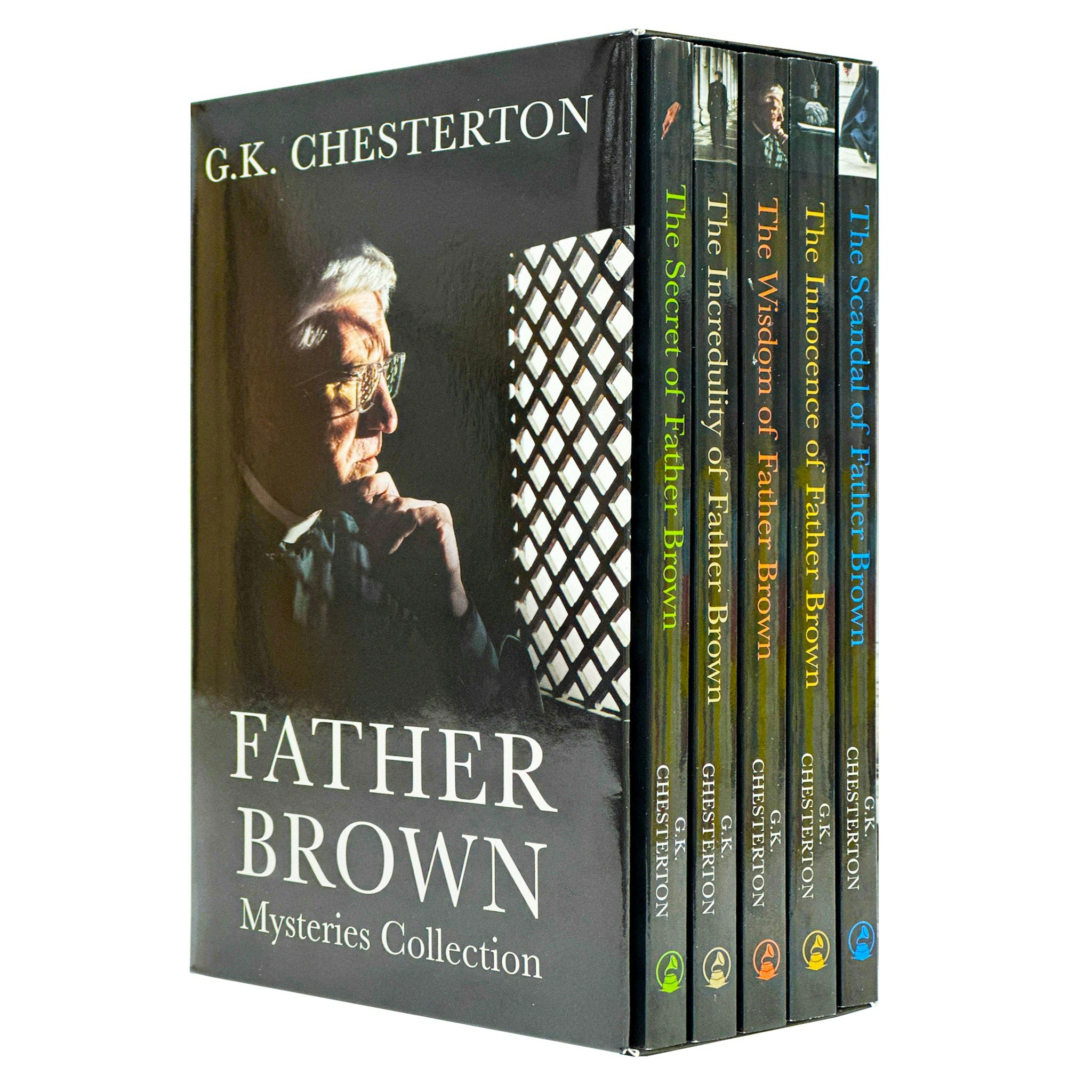 Classic Editions Brown Father Mysteries 5 Book Set By G.k Chesterton Innocence, Wisdom, Incredulity, Secret & Scandal