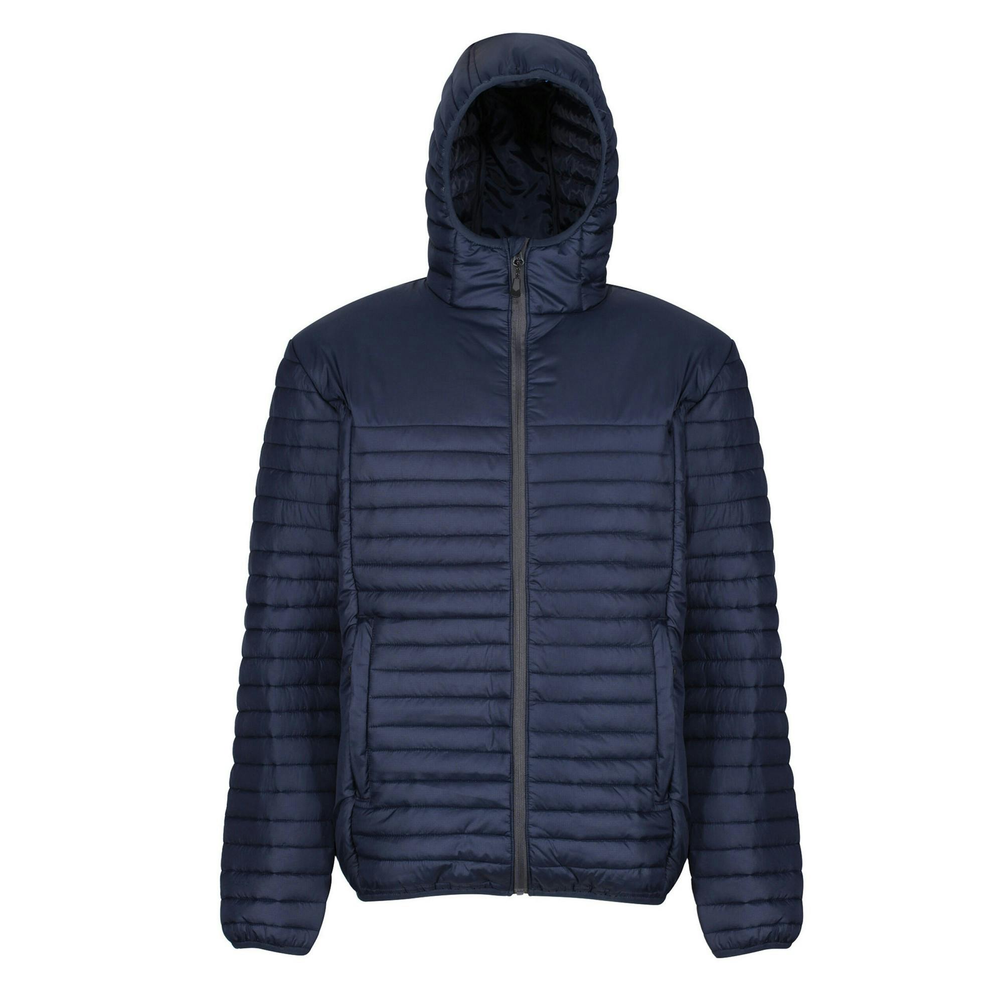 Regatta Men's Blue Recycled Padded Jacket - Navy - S - Navy - 100% Recycled Polyester