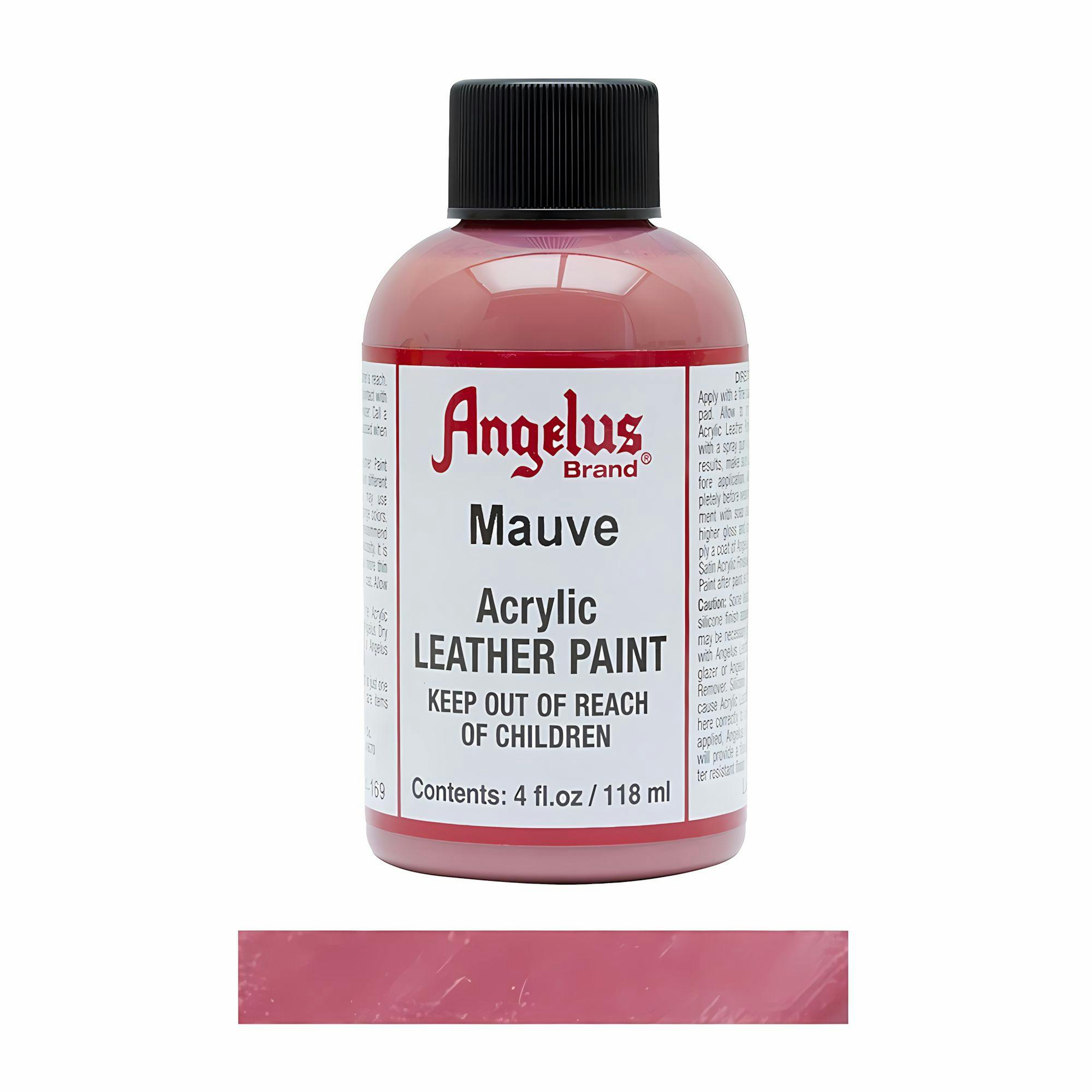 Angelus Mauve Leather Paint For Sneaker Customs And Shoes 4Oz