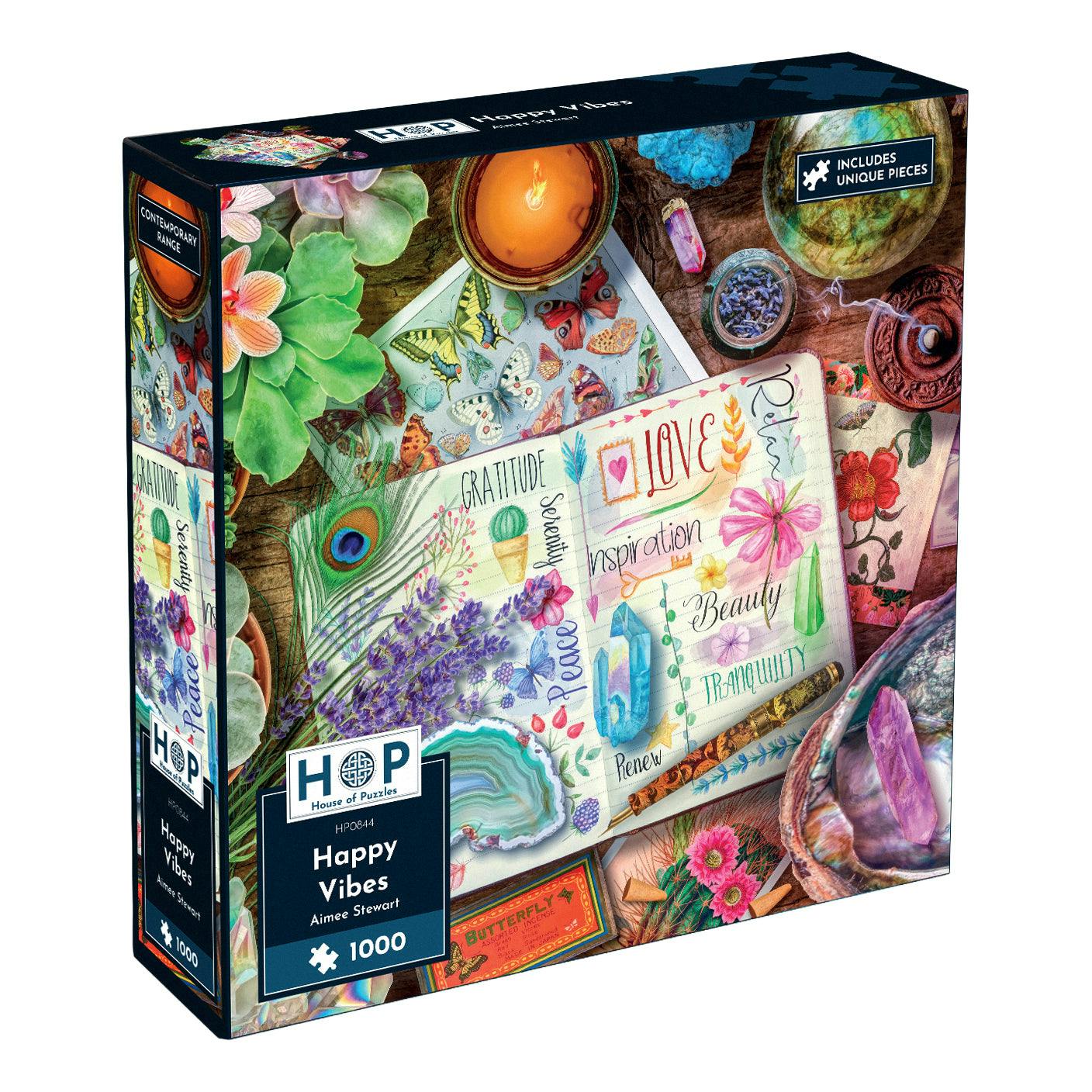 B&Q -  Happy Vibes1000 Piece Jigsaw Puzzle - Image 5