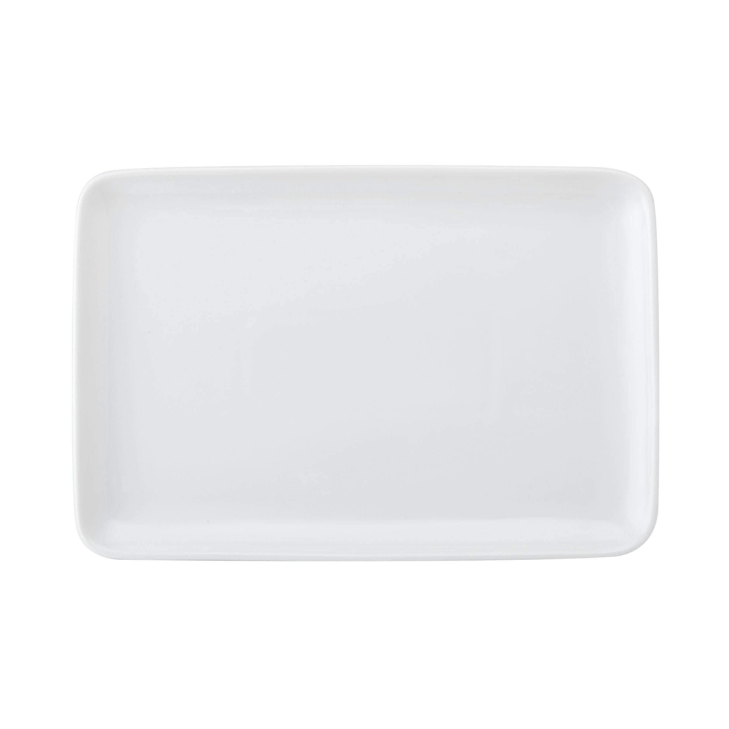 Porcelain Serving Platter Rectangular 26.5cm Mikasa Chalk White Dishwasher - Image 6