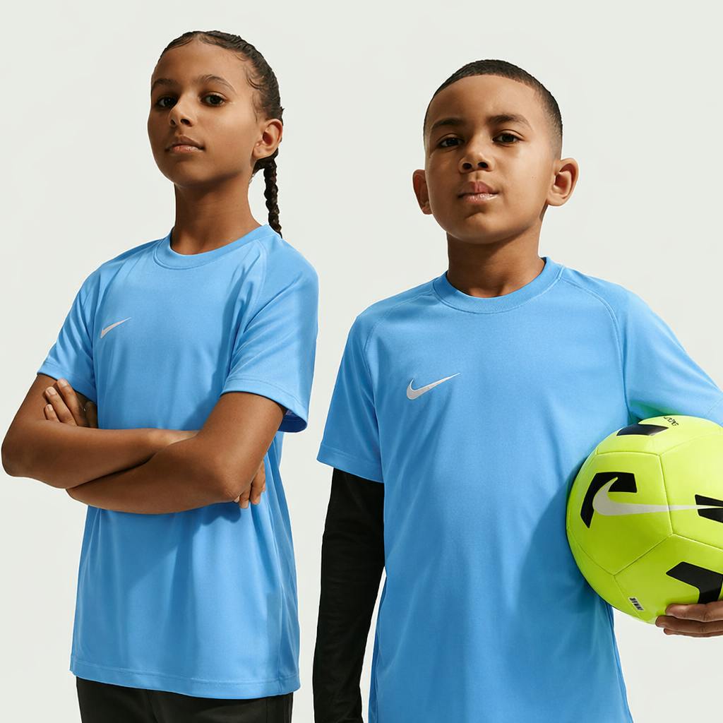 Nike Boys Blue / Girls Park 26 Dri-Fit T Shirt Jersey University Hv8182 - Xs - 7-8 Years