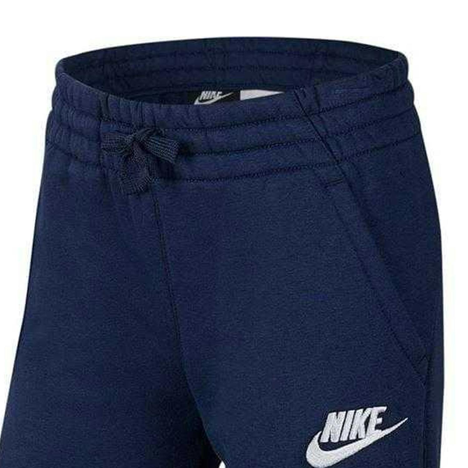 Nike Kids Fleece Jogging Bottoms - Navy - 13 Years - Navy - 80% Cotton/20% Polyester