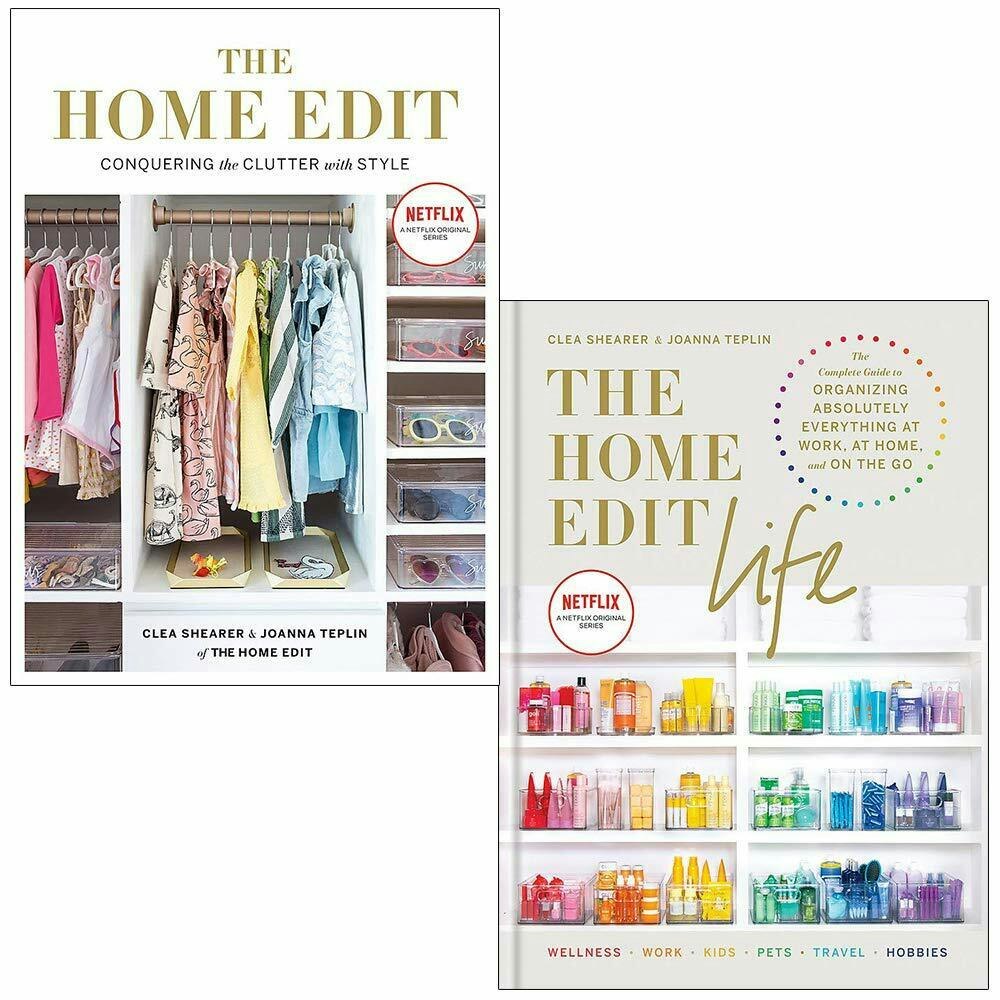 Mitchell Beazley The Home Edit Life & The Home Edit Workbook By Clea Shearer And Joanna Teplin 2 Books Collection Set