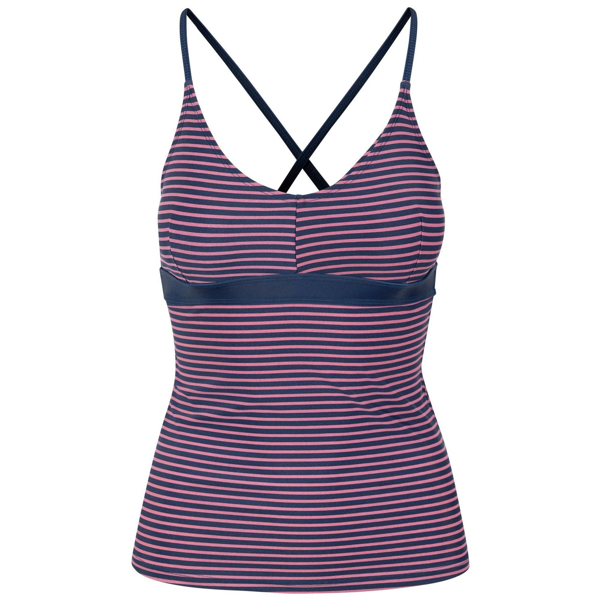 Trespass Women's Sarah Tankini Top - Rose Blush - S - Rose Blush - 80% Polyamide/20% Elastane