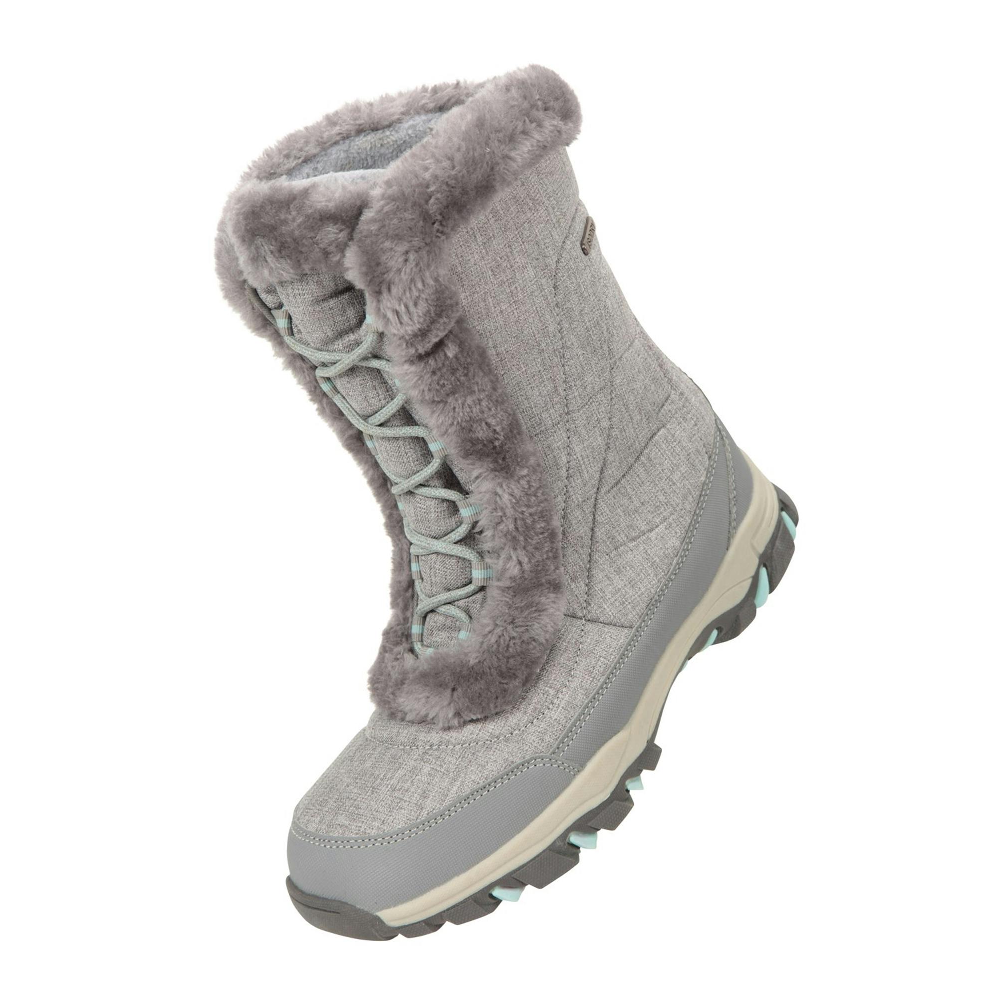 Mountain Warehouse Women's Ohio Snow Boots - Mint - 6 Uk - Mint - 90% Synthetic/5% Rubber/5% Thinsulate